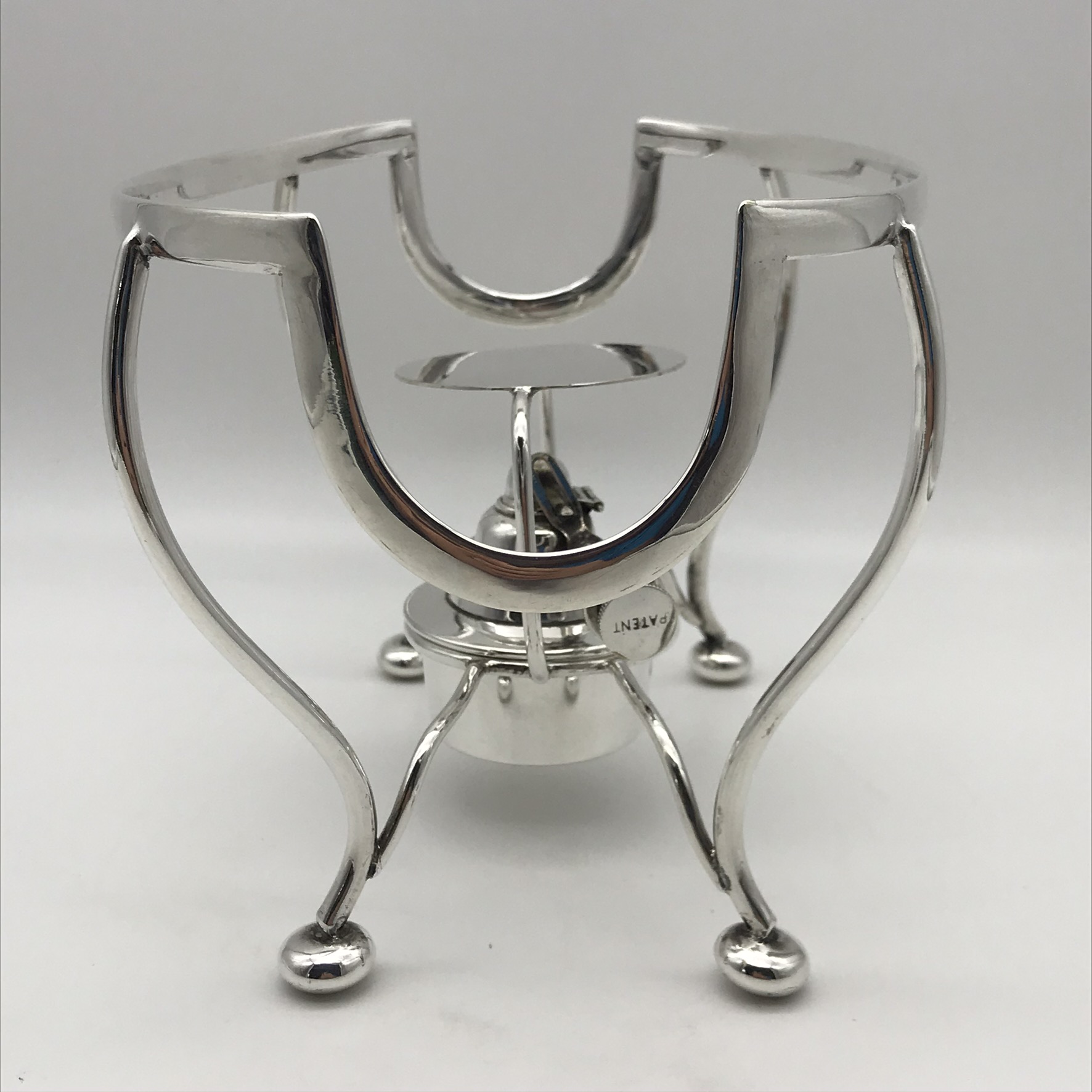 Vintage Silver-Plated Food Warmer & French Porcelain Entrée Dish (Pillivuyt) - Image 5