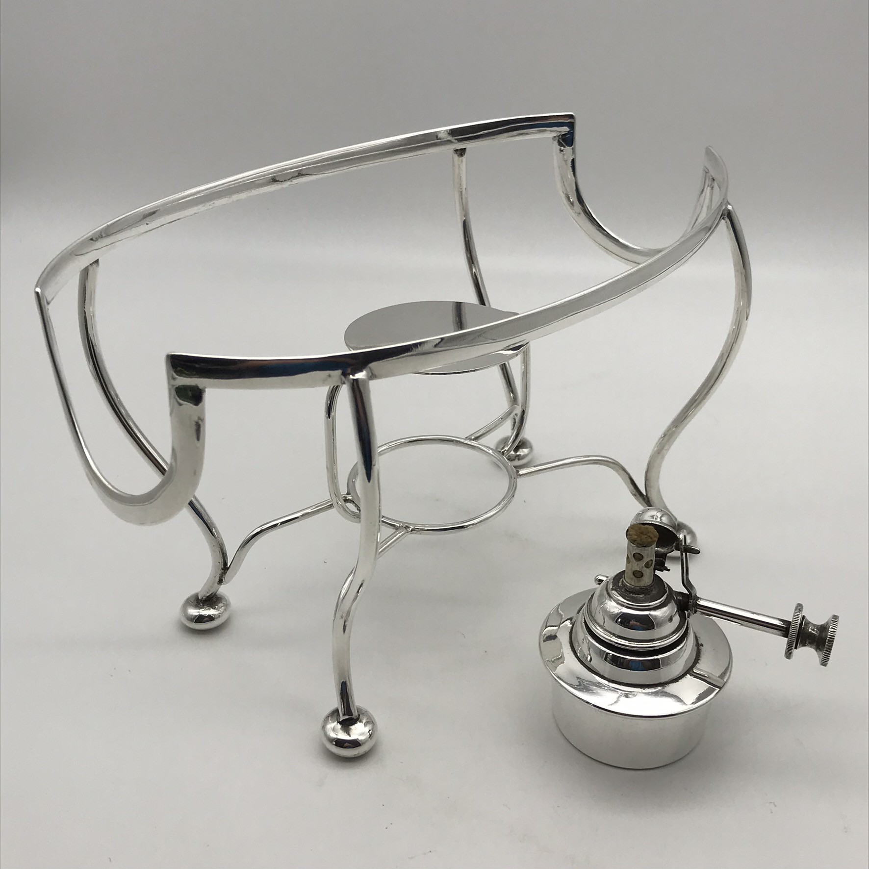 Vintage Silver-Plated Food Warmer & French Porcelain Entrée Dish (Pillivuyt) - Image 10