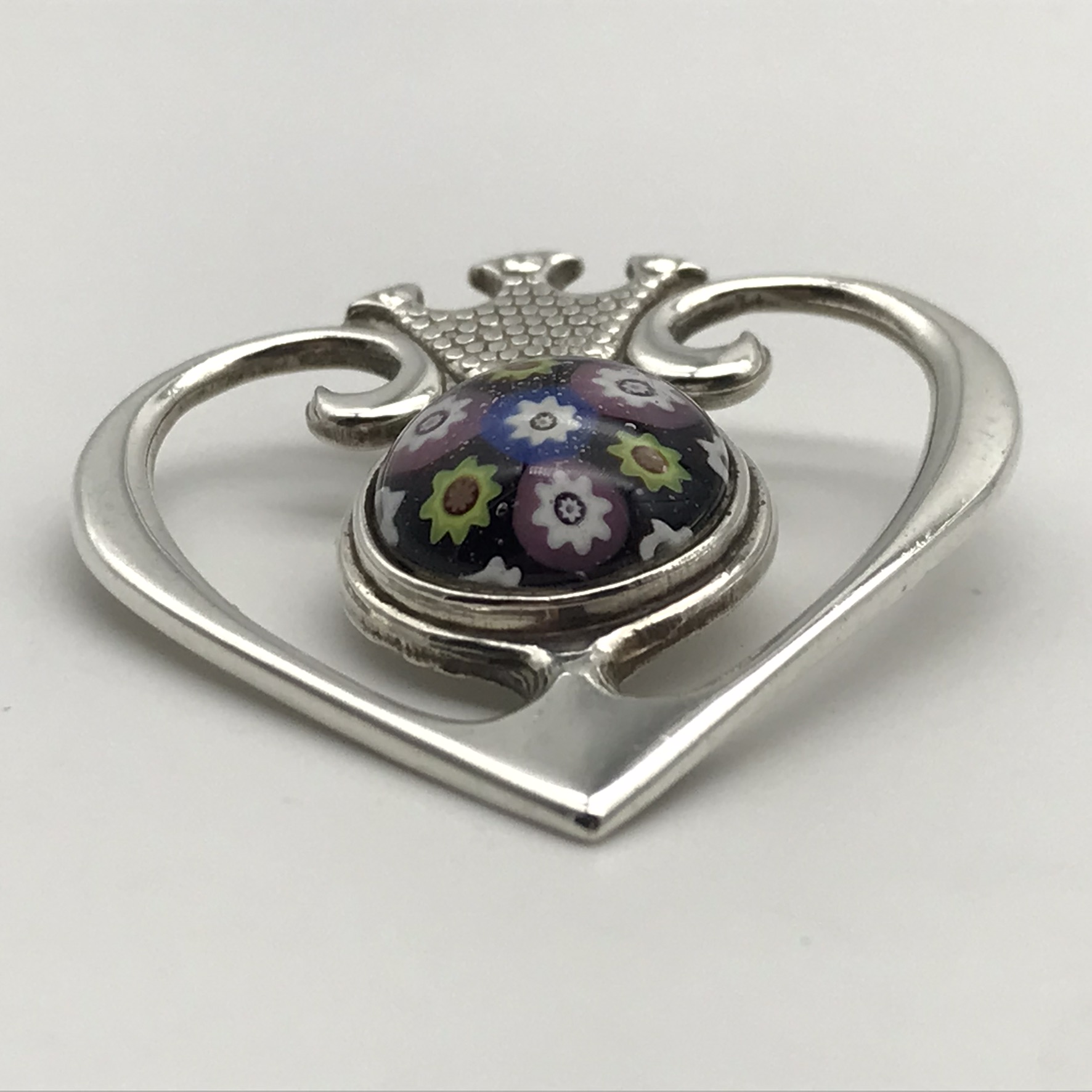 Vintage Scottish Silver ‘Luckenbooth’ Pendant & Chain - Image 4