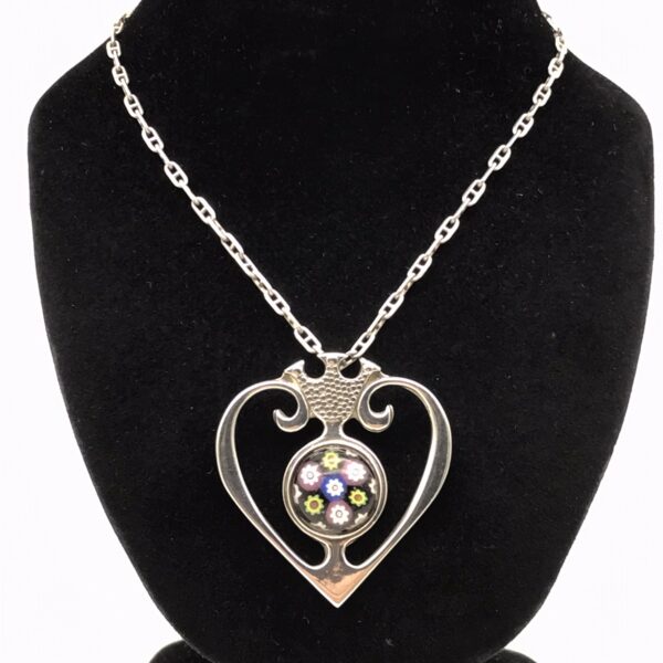 Vintage Scottish Silver ‘Luckenbooth’ Pendant & Chain