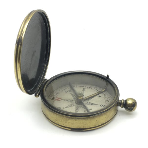 Victorian Brass Cased Compass