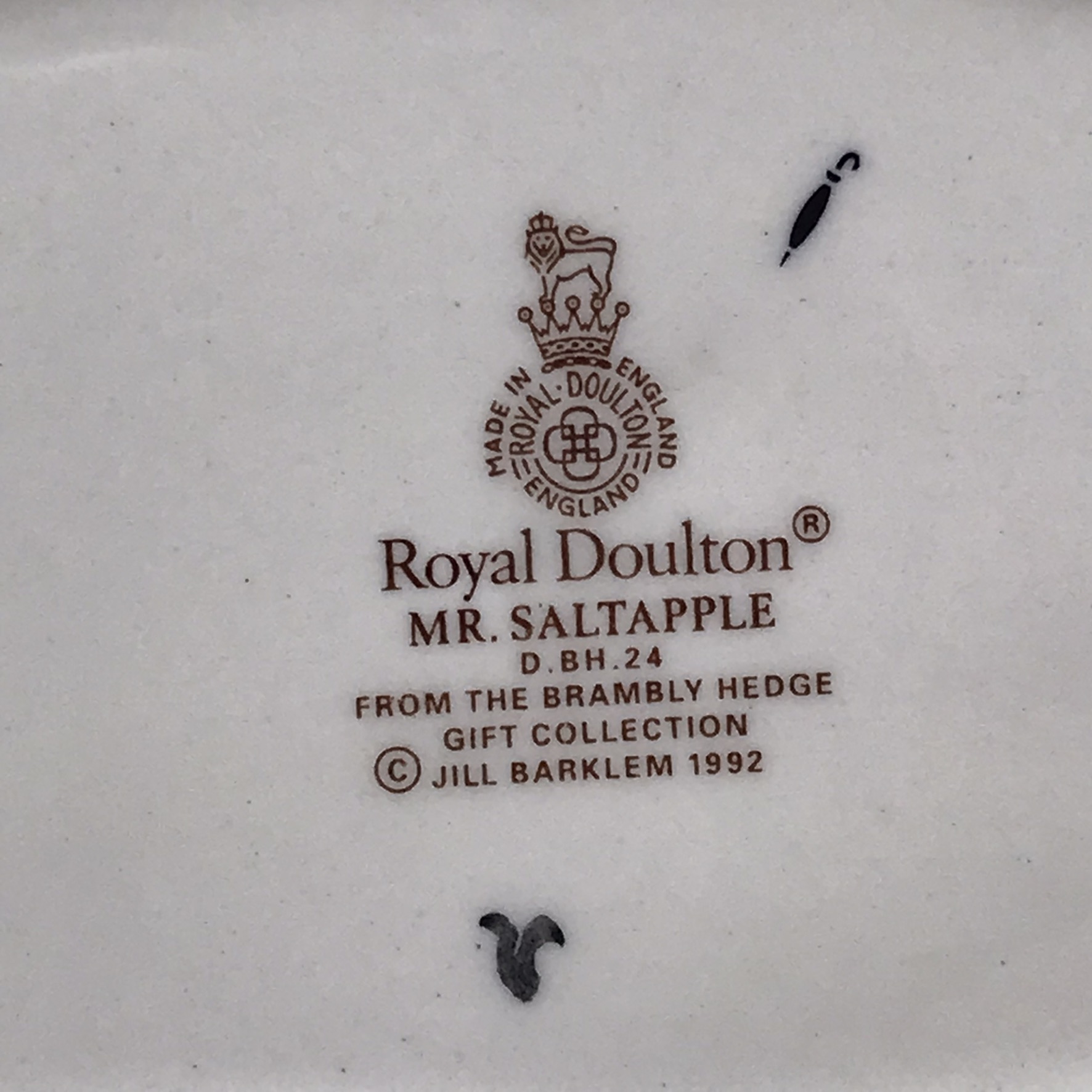 Brambly Hedge ‘Mr Saltapple’ Royal Doulton Figure - Image 10