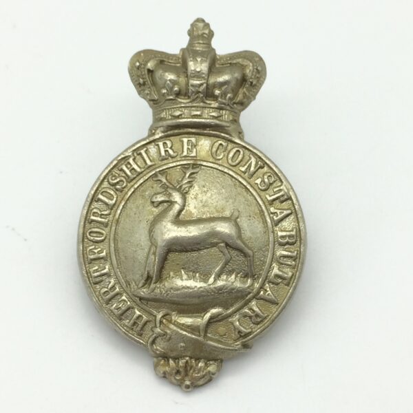 UK – Rare ‘Hertfordshire Constabulary’ Cap Badge