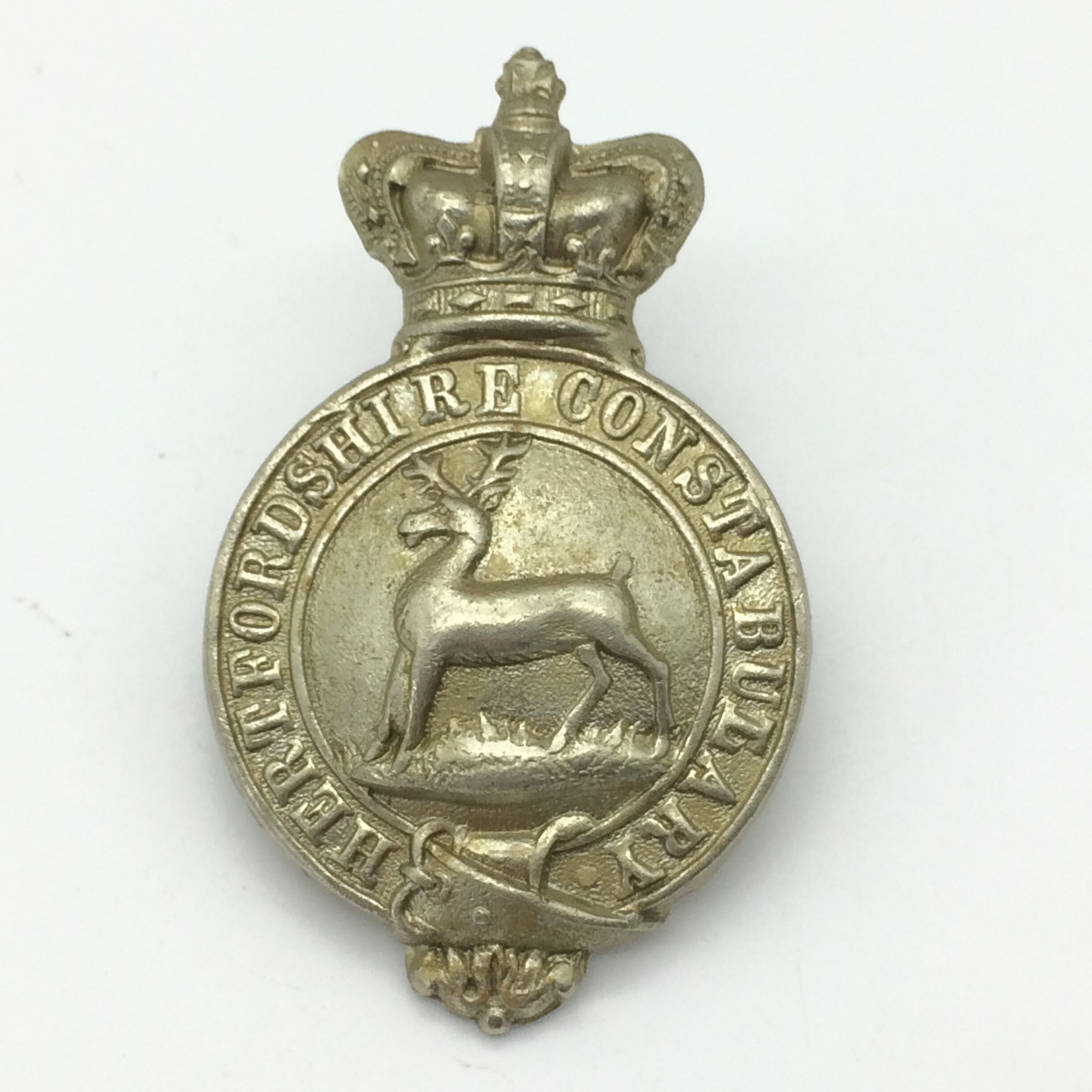 UK – Rare ‘Hertfordshire Constabulary’ Cap Badge