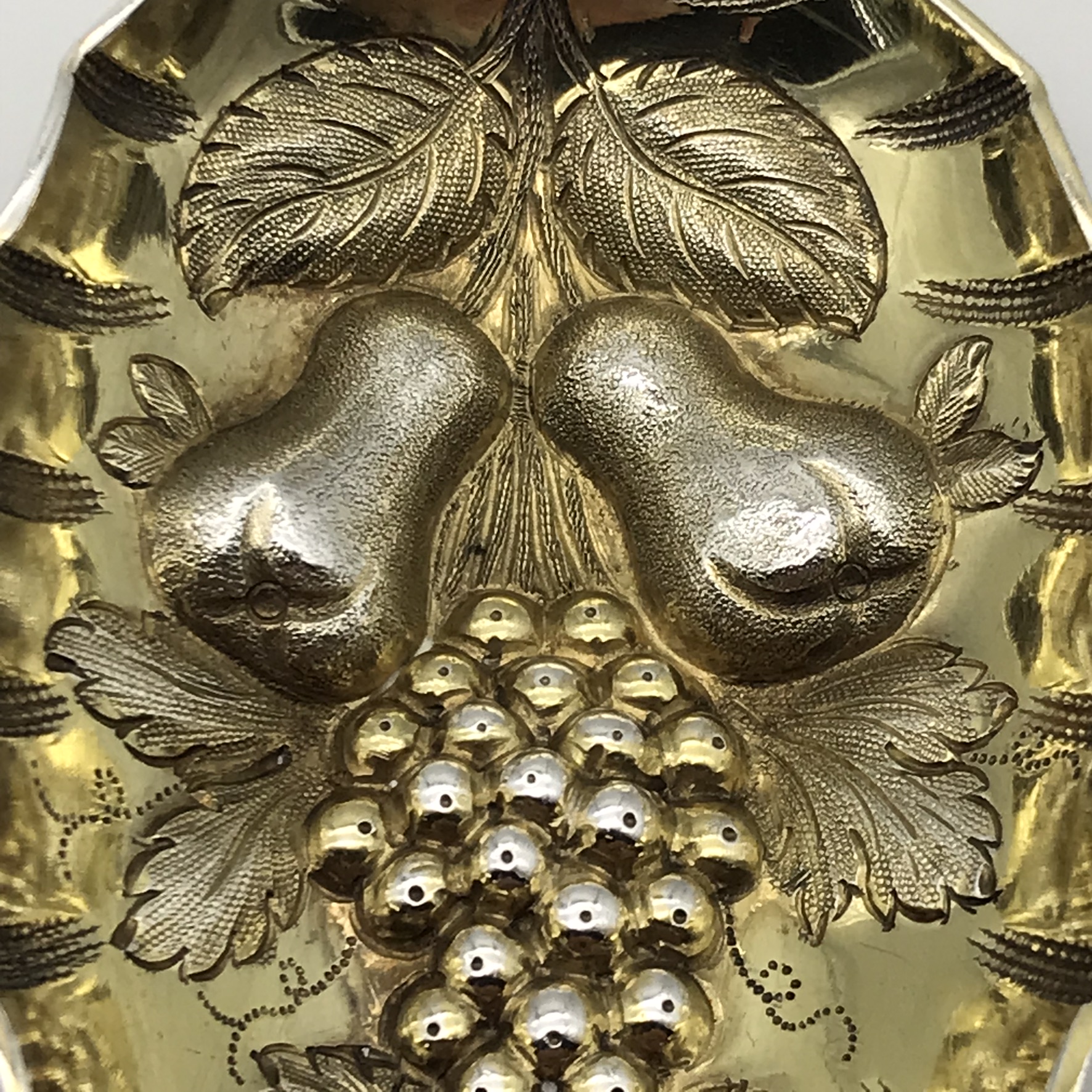 Victorian Solid Silver Berry Spoon (1860) - Image 6