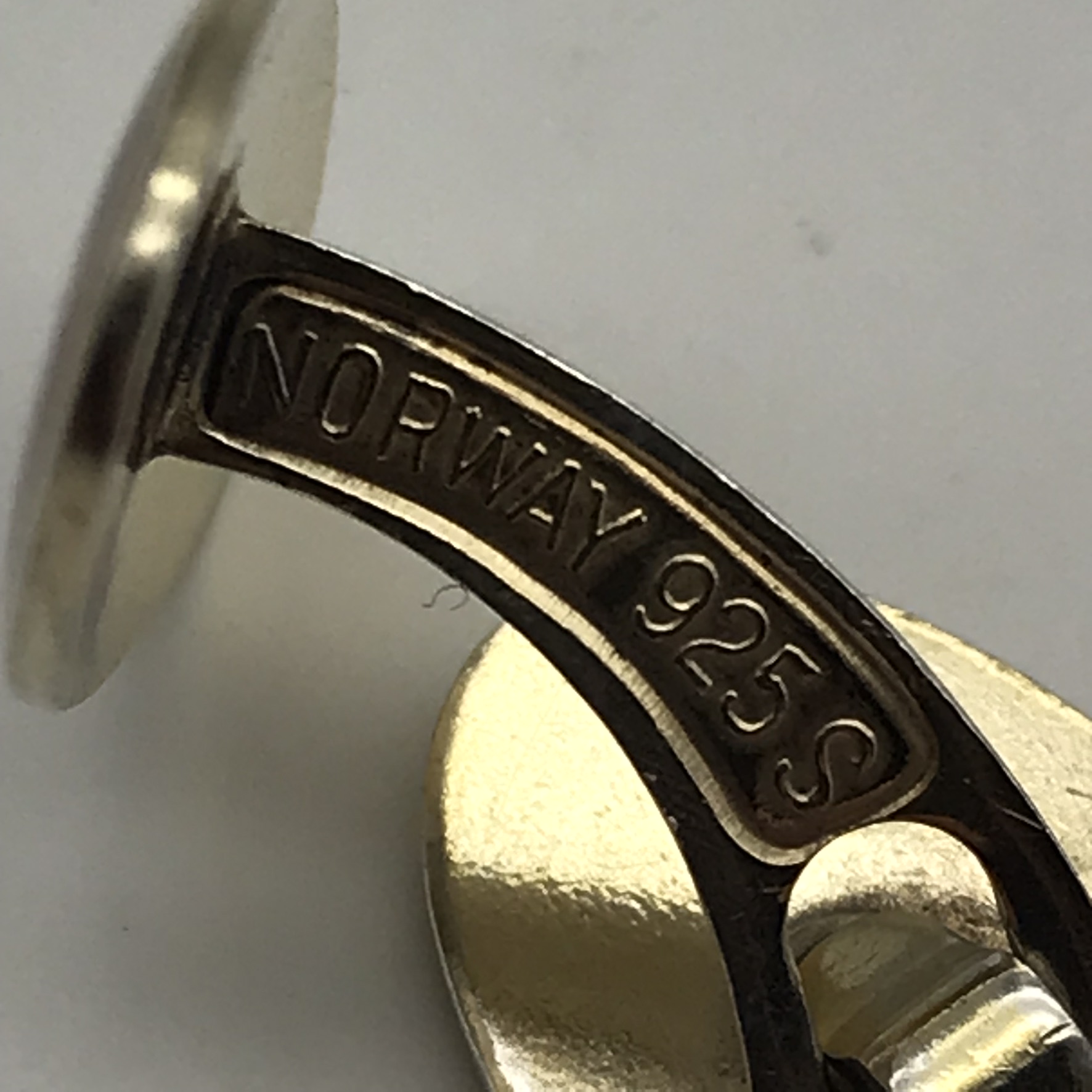 1950’s Norwegian Silver & Enamel Cufflinks (David Andersen) - Image 5