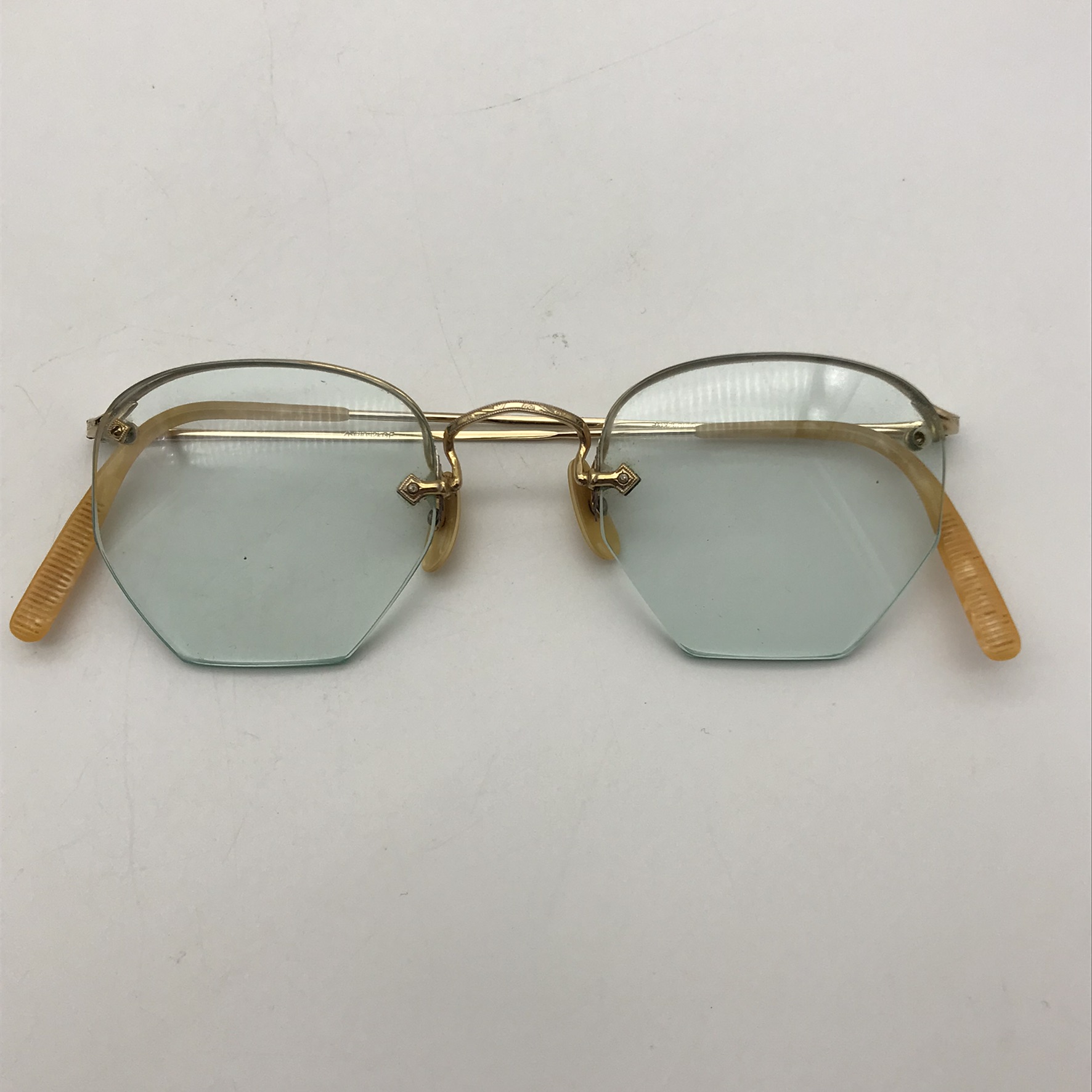 Vintage Retro Gold-Tone Spectacles (Cased) - Image 3