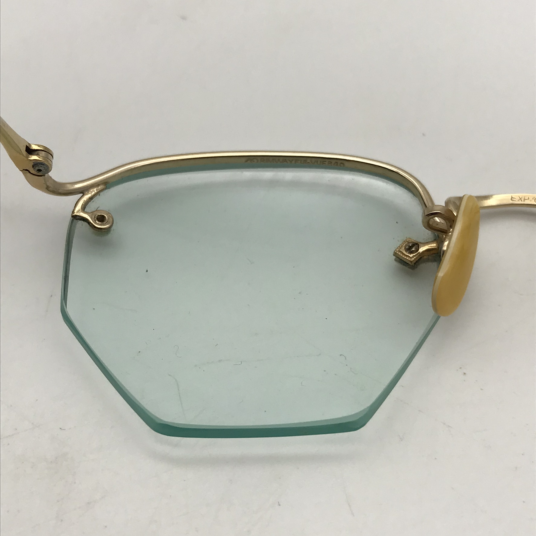 Vintage Retro Gold-Tone Spectacles (Cased) - Image 6