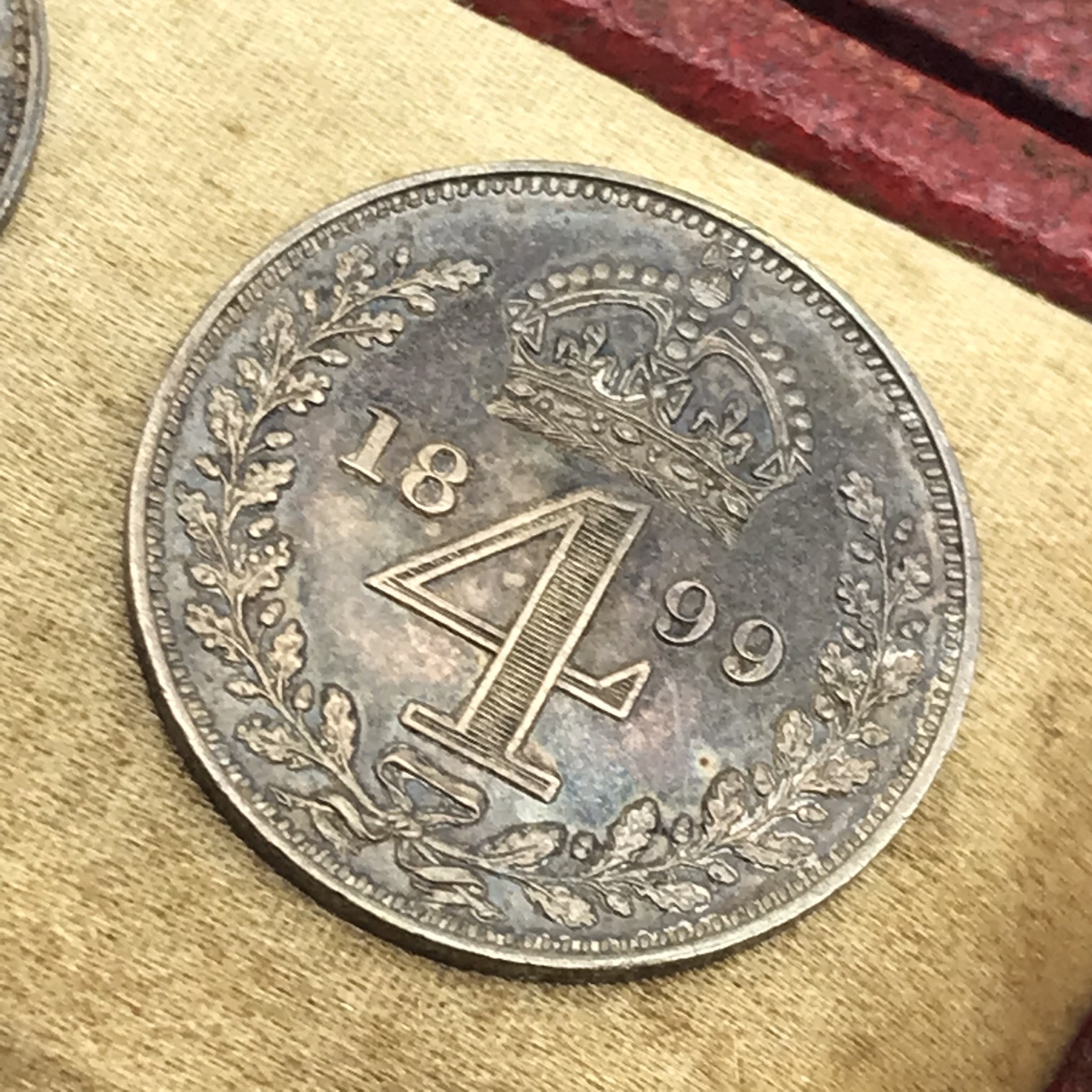 UK – Rare ‘1899 Maundy Coins’ Boxed Set (UNC) - Image 12