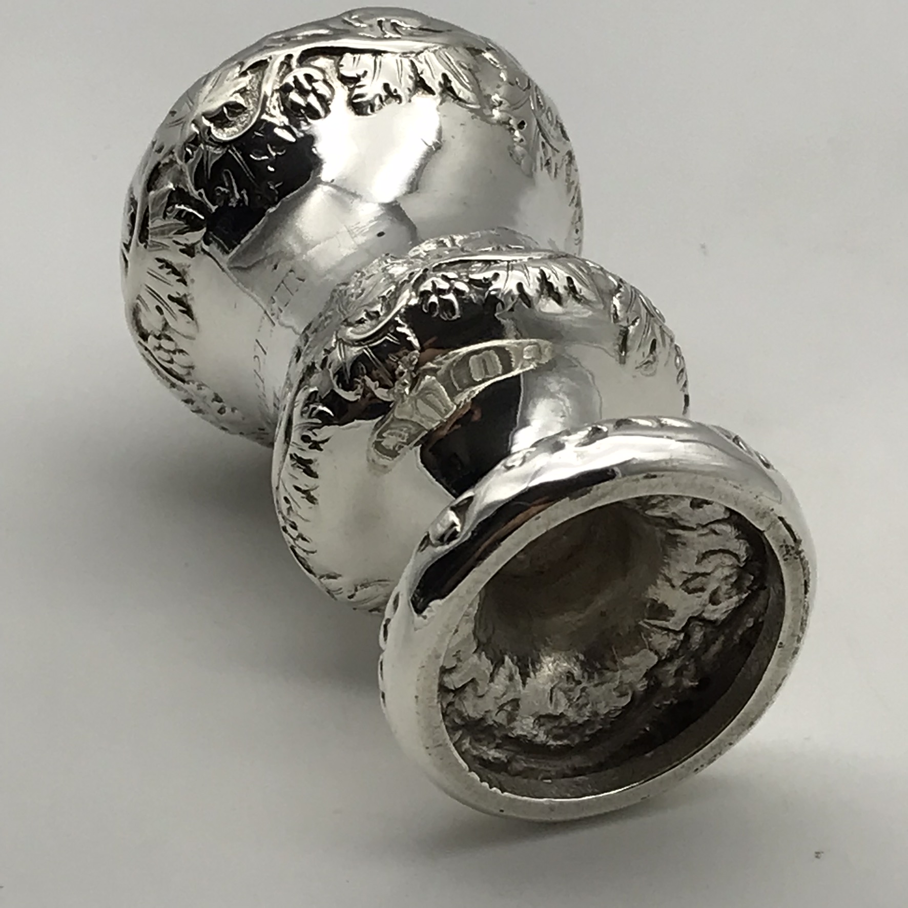 Antique Colonial Indian Silver Pepperette (Hamilton & Co.) (C.1840) - Image 13