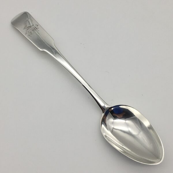 Georgian Irish Silver Serving Spoon (Dublin C.1750)
