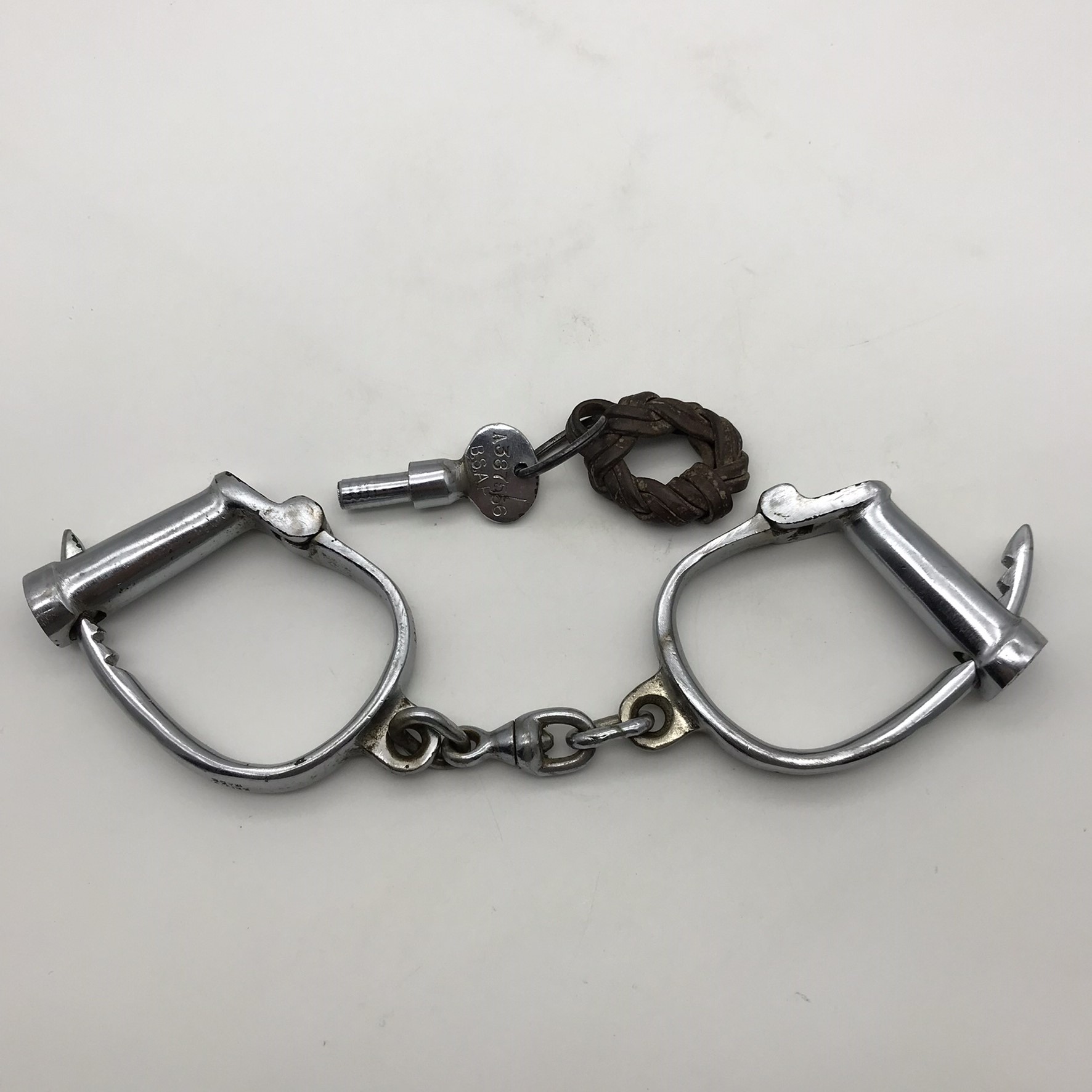 Rhodesia - Early ‘B.S.A.P. Handcuffs’ (Stamped BSAP)
