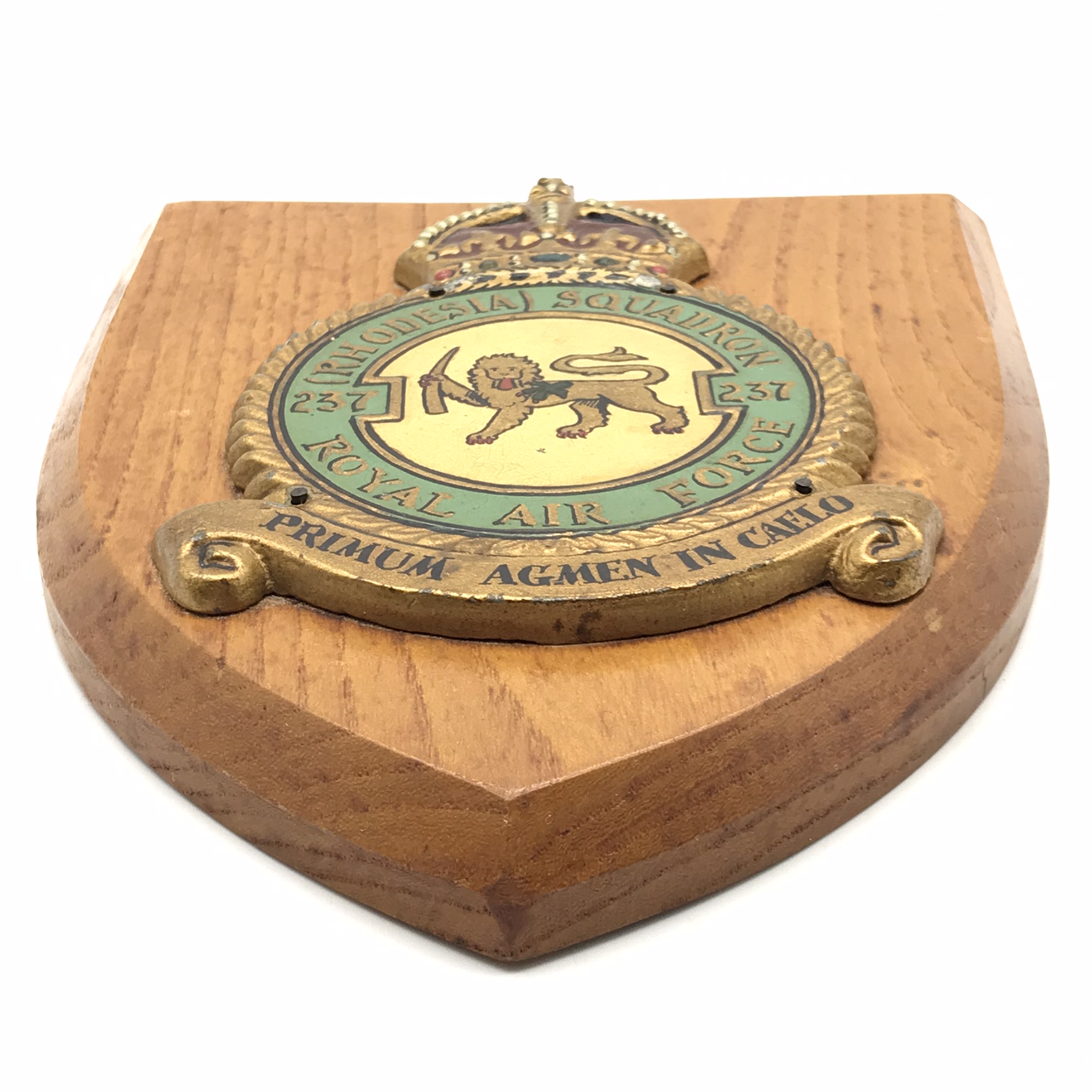 Rhodesia - WW2 ‘237 Squadron’ Royal Air Force Plaque - Image 6