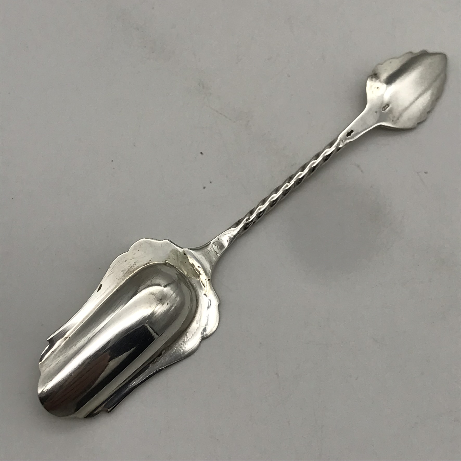 Antique Dutch Silver Caddy Spoon - Image 6