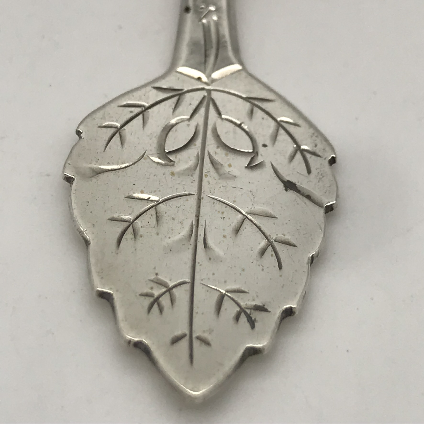 Antique Dutch Silver Caddy Spoon - Image 4