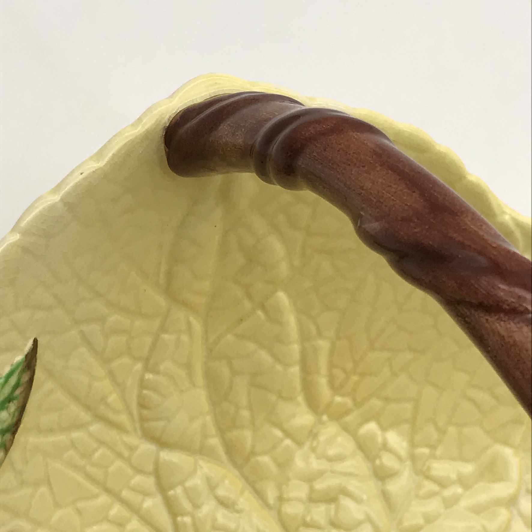 Early Large ‘Carlton Ware’ Basket/Bowl (Foxglove) - Image 5