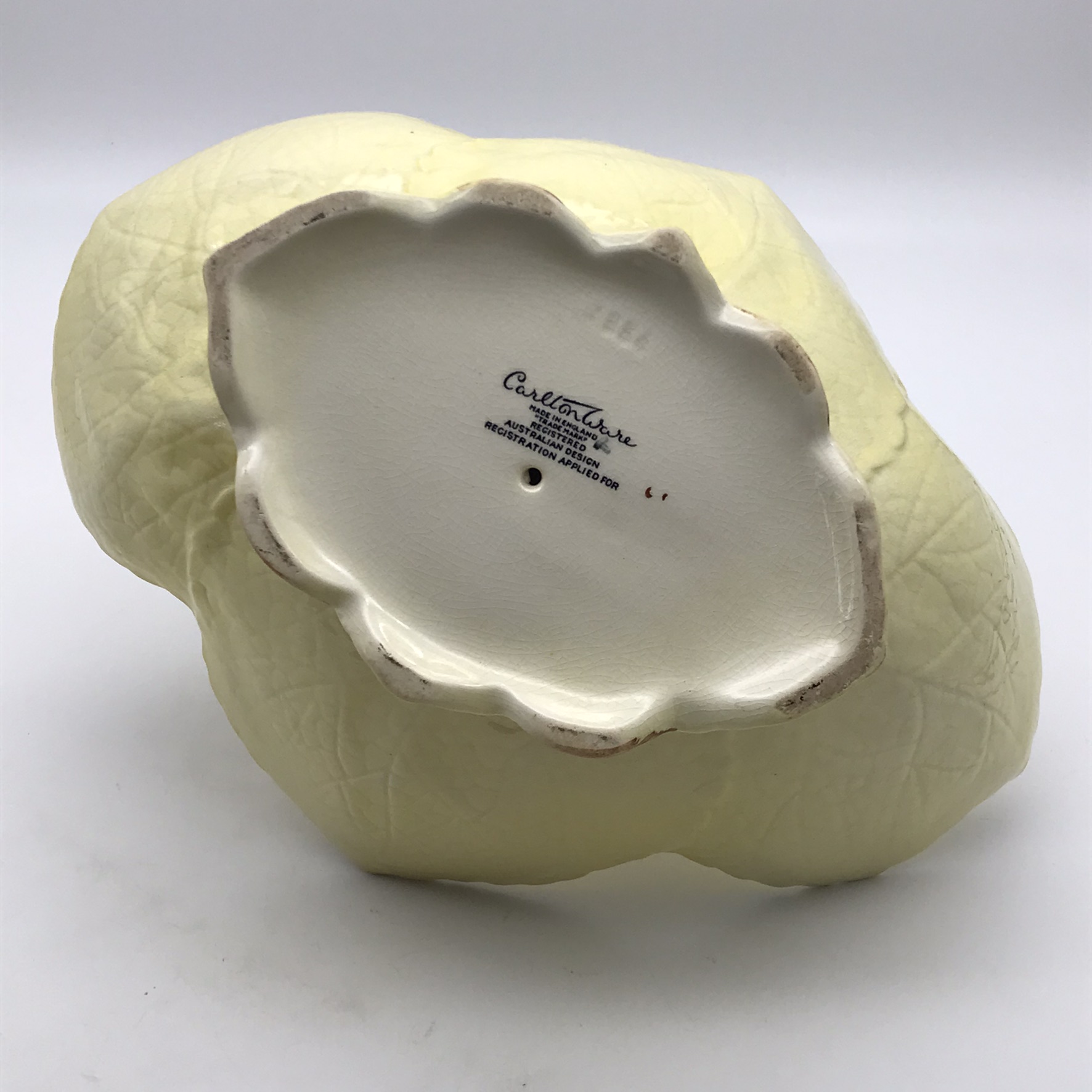 Early Large ‘Carlton Ware’ Basket/Bowl (Foxglove) - Image 8