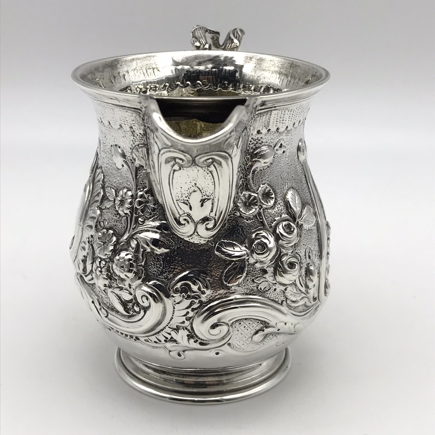 Fabulous Georgian Silver Cream Jug (1822) - Image 3