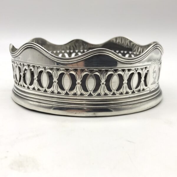 Rare Antique ‘George III’ Silver Wine Coaster (1792)