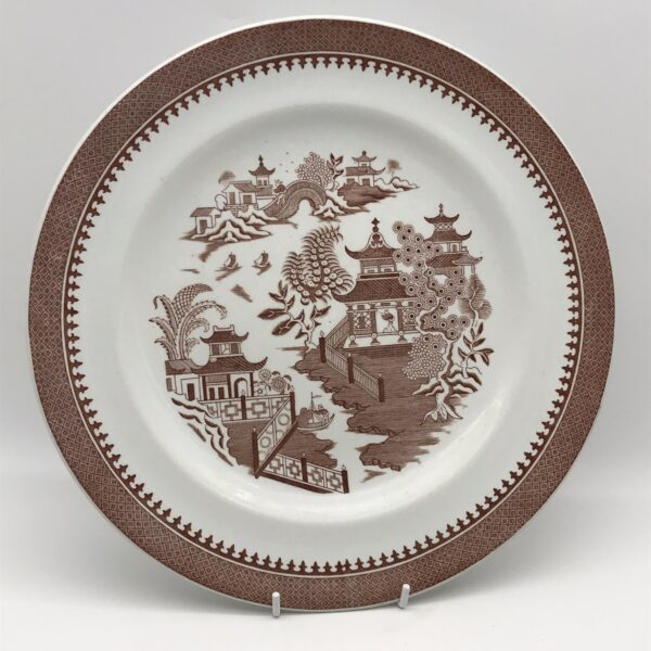 Victorian Royal Worcester ‘Willow Pattern’ Plate (1889)