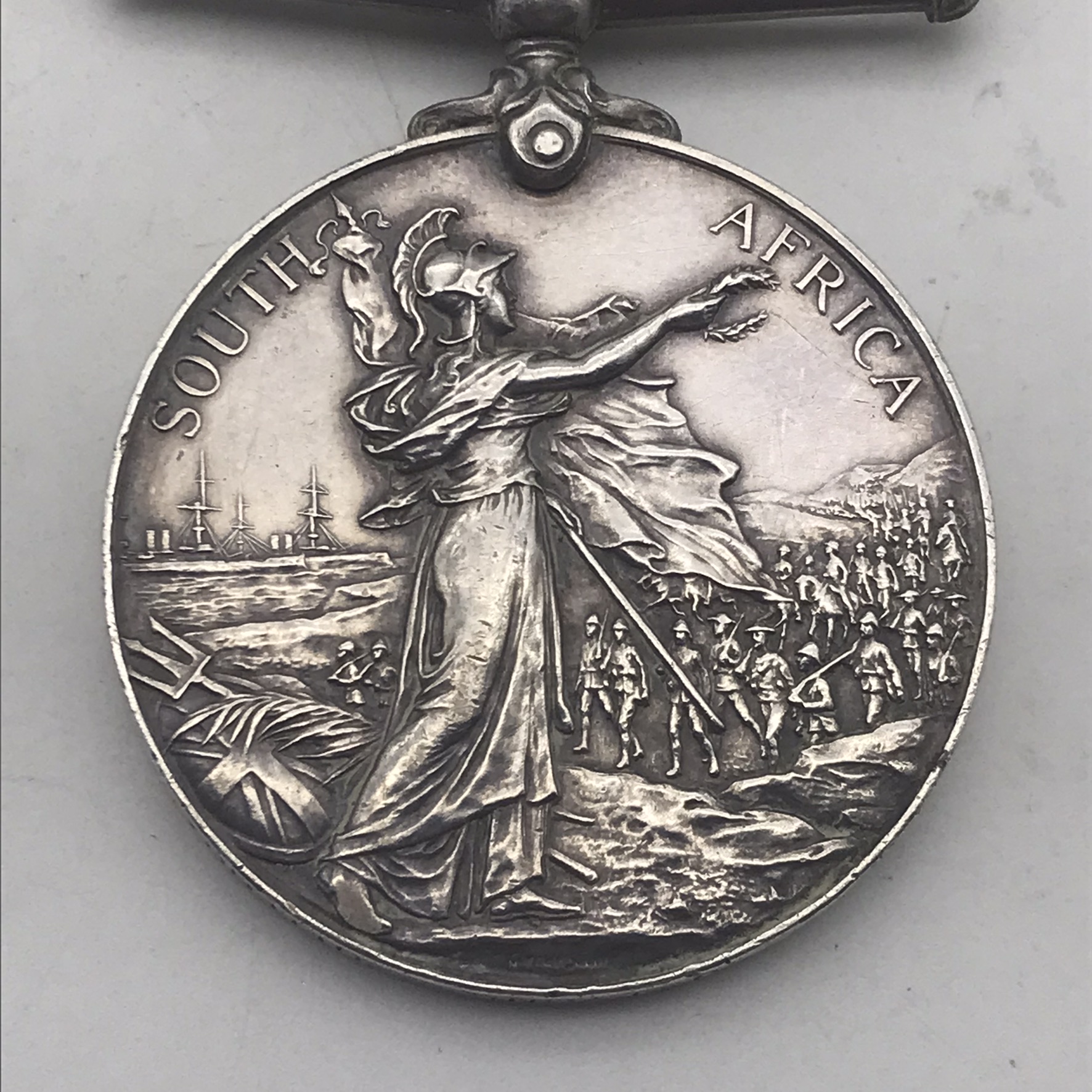 Boer War – Q.S.A. Medal (CC & OFS) ‘PTE. J. LYONS – UITENHAGE V.R’ - Image 7