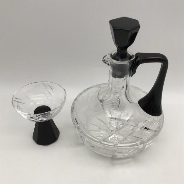 Small Art Deco Crystal Claret Jug