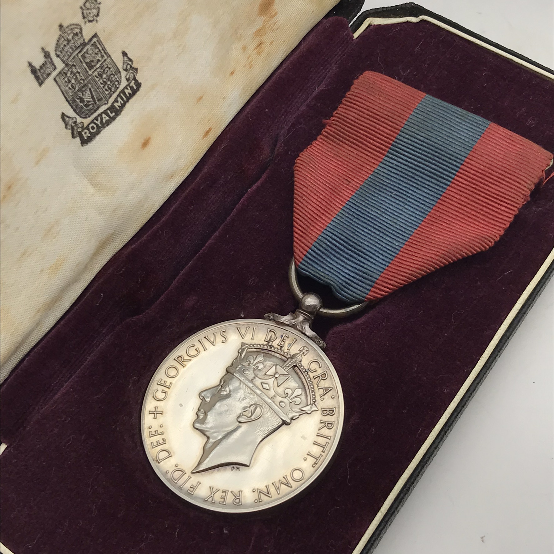 Imperial Service Medal (1949 -53) ‘Ernest Keeley’ (Boxed)