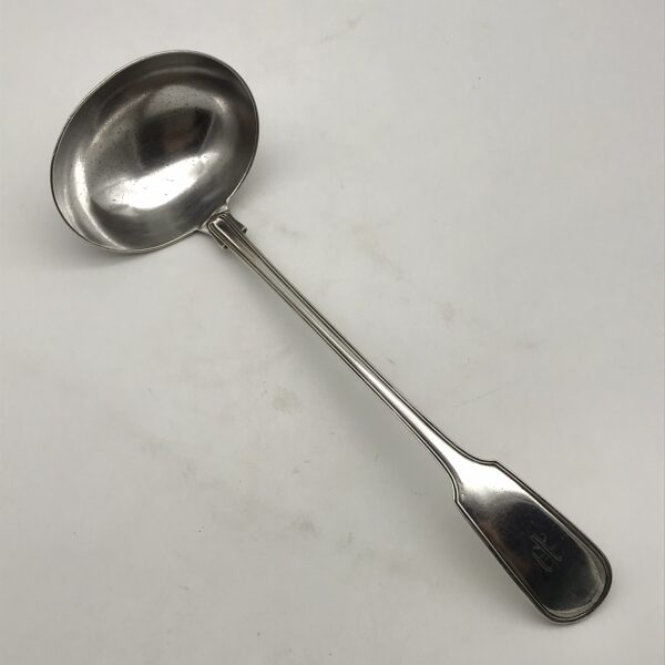 Large Antique Soup Ladle (Fiddle & Thread)