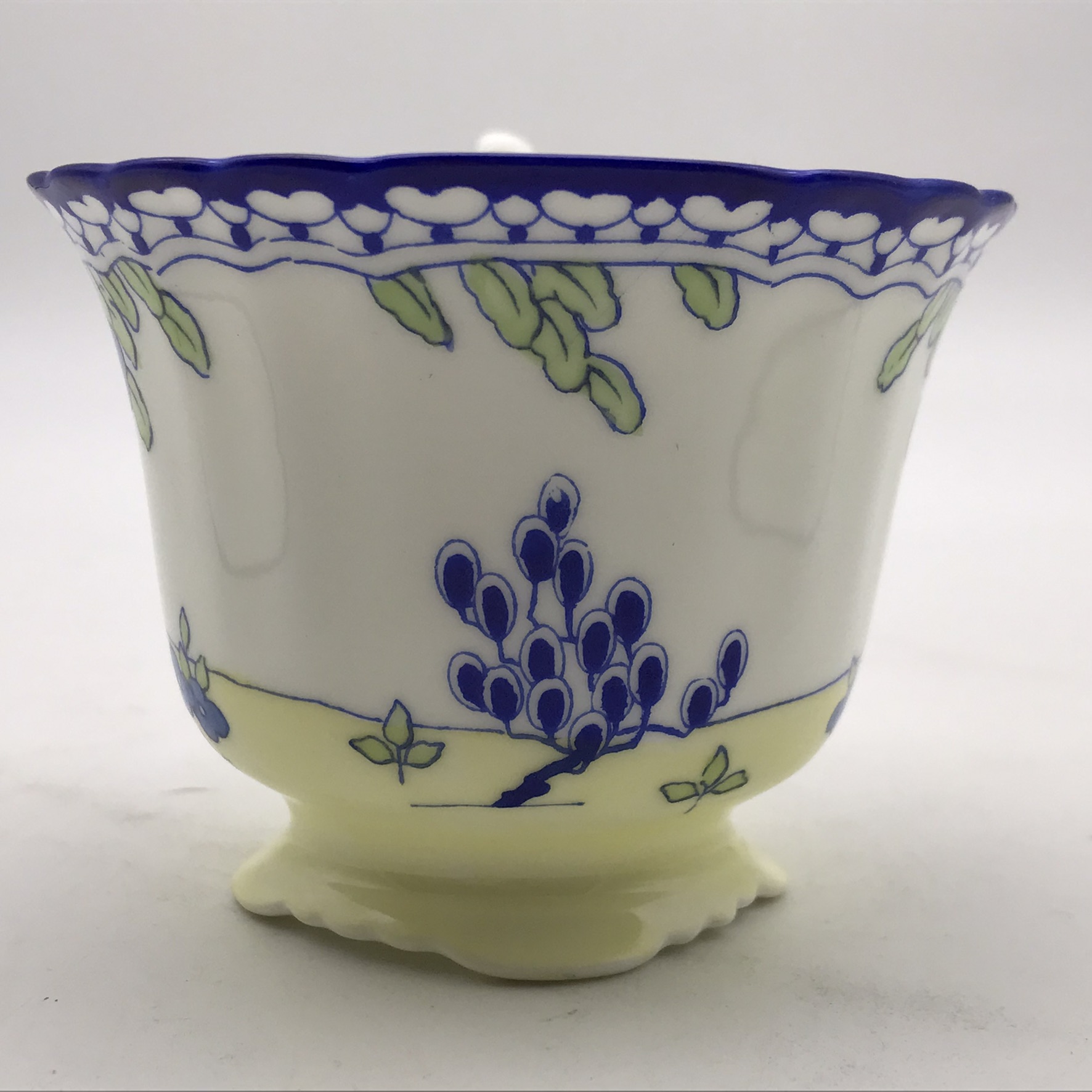 Superb Royal Doulton ‘Art Deco’ Trio (Blue Tree) - Image 5