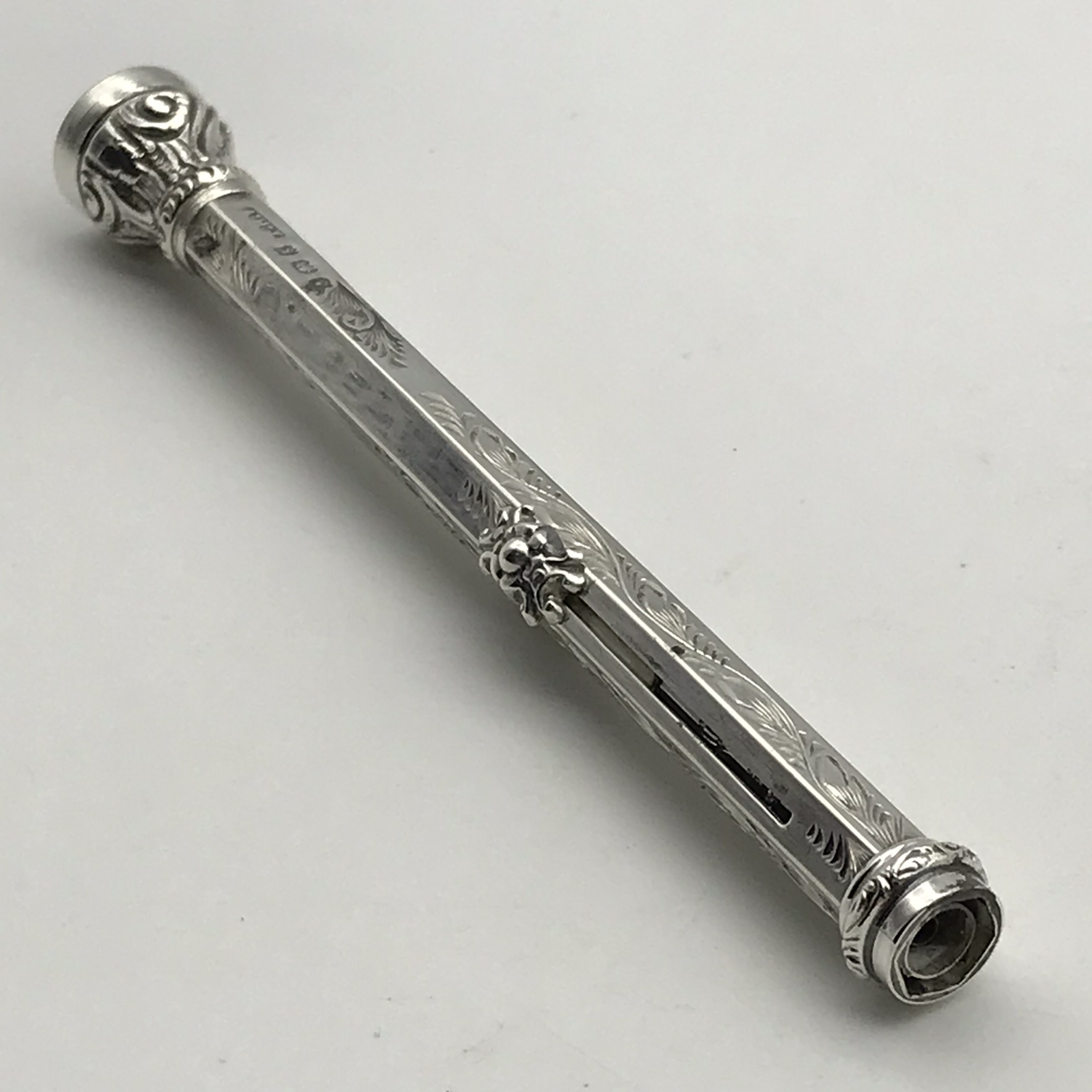 Antique Silver Retractable Combination Pen & Pencil (1906) - Image 7