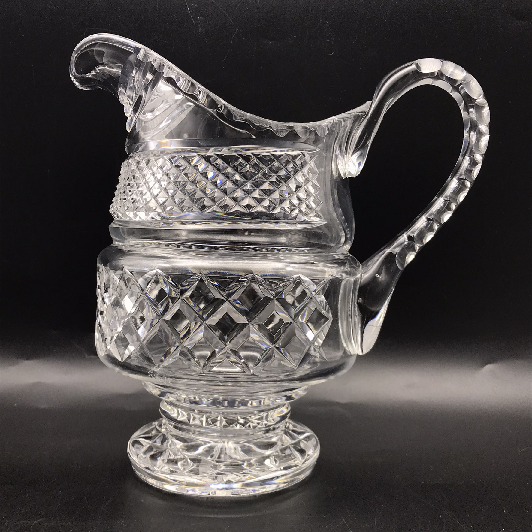 Large Vintage ‘Cut-Crystal’ Water Jug - Image 4