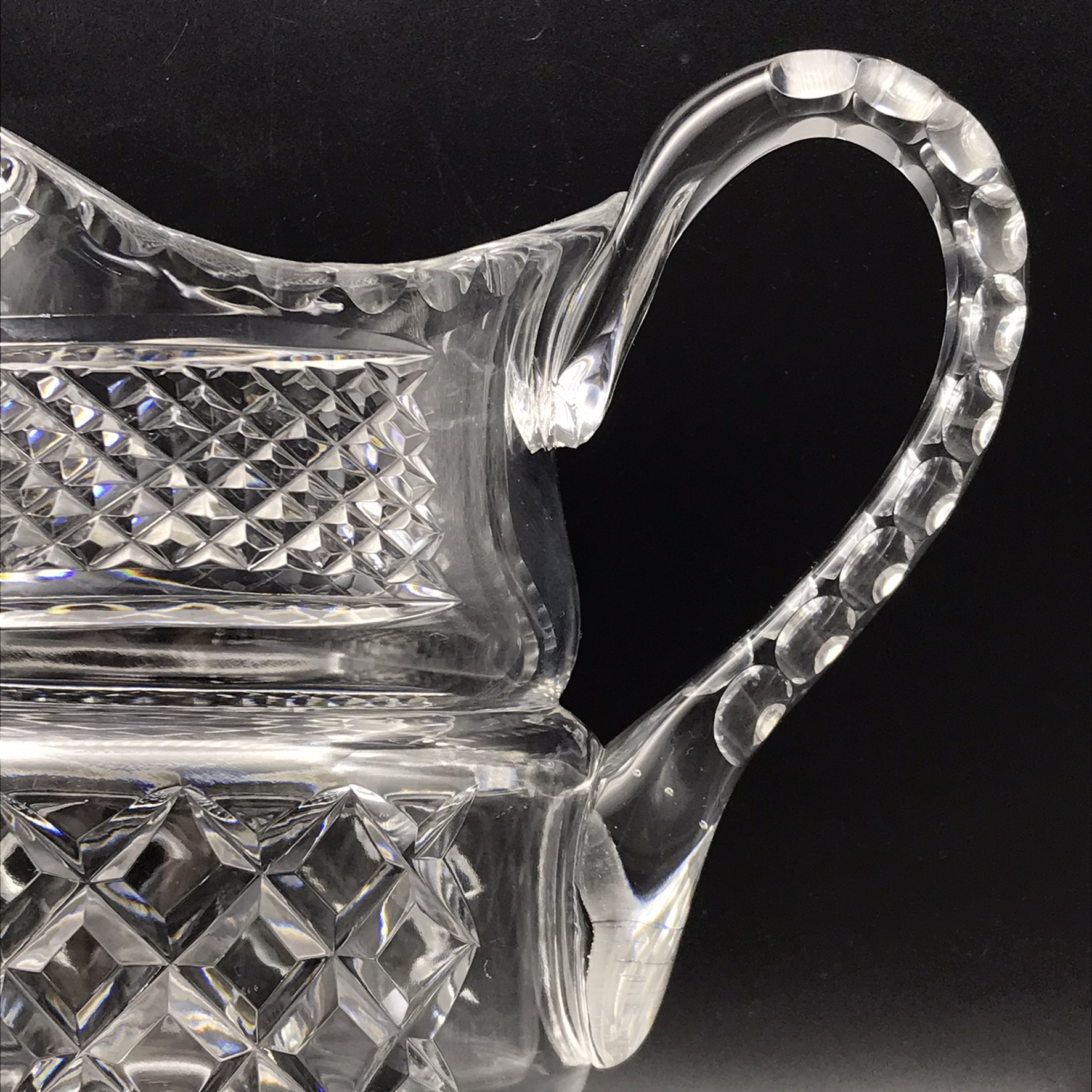 Large Vintage ‘Cut-Crystal’ Water Jug - Image 5