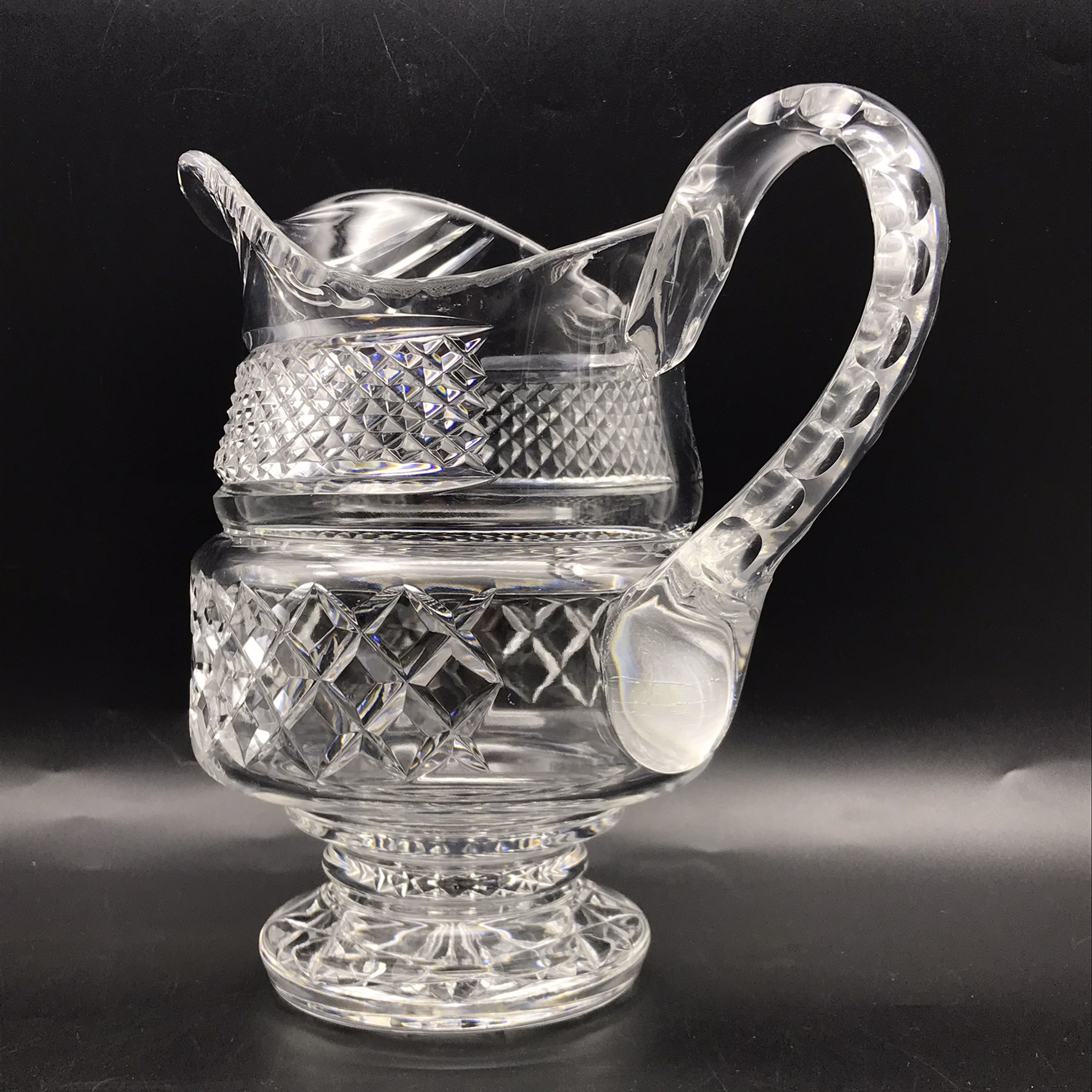 Large Vintage ‘Cut-Crystal’ Water Jug - Image 2