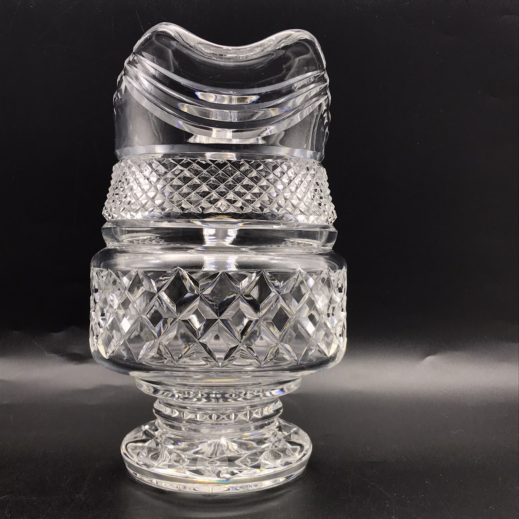 Large Vintage ‘Cut-Crystal’ Water Jug - Image 9