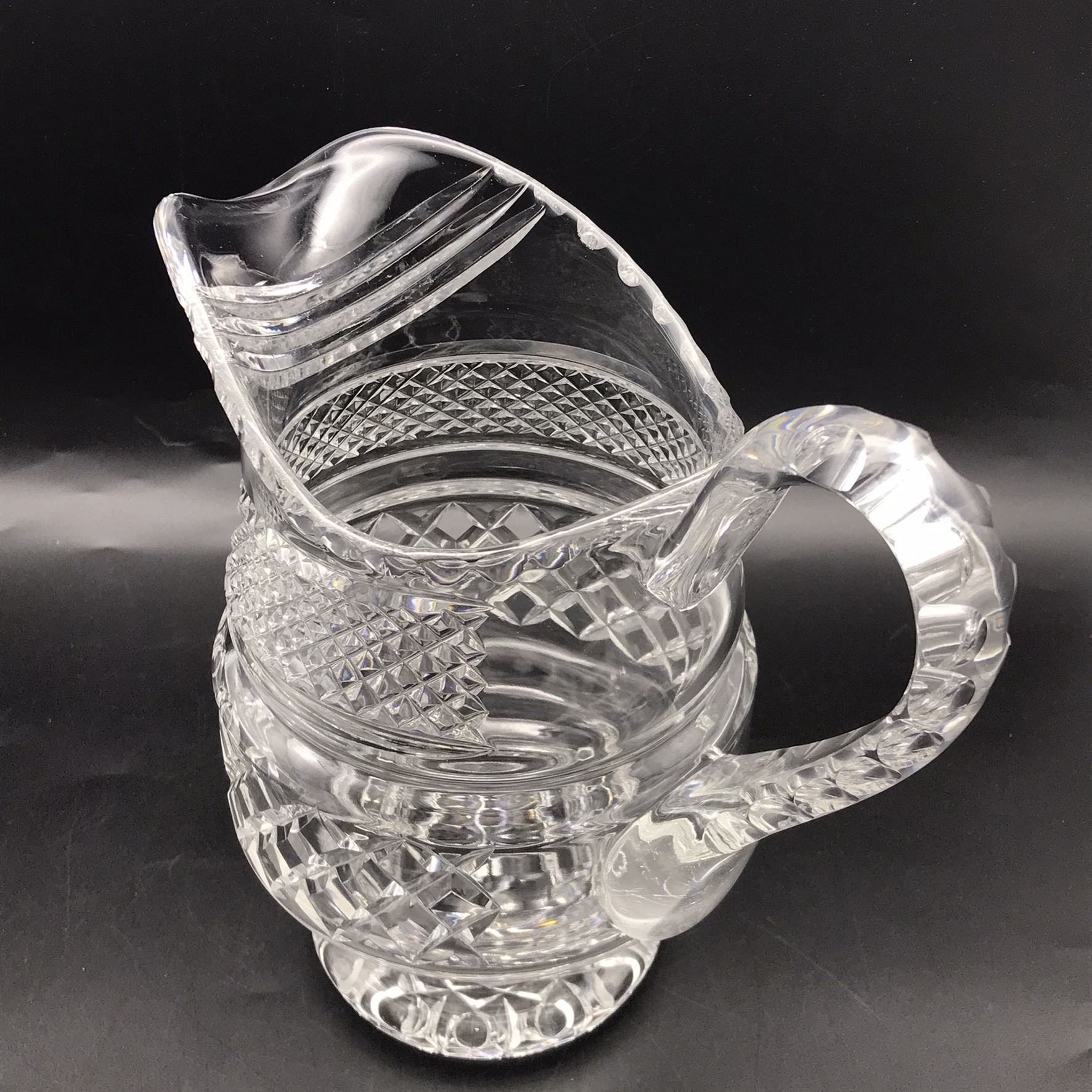 Large Vintage ‘Cut-Crystal’ Water Jug - Image 8