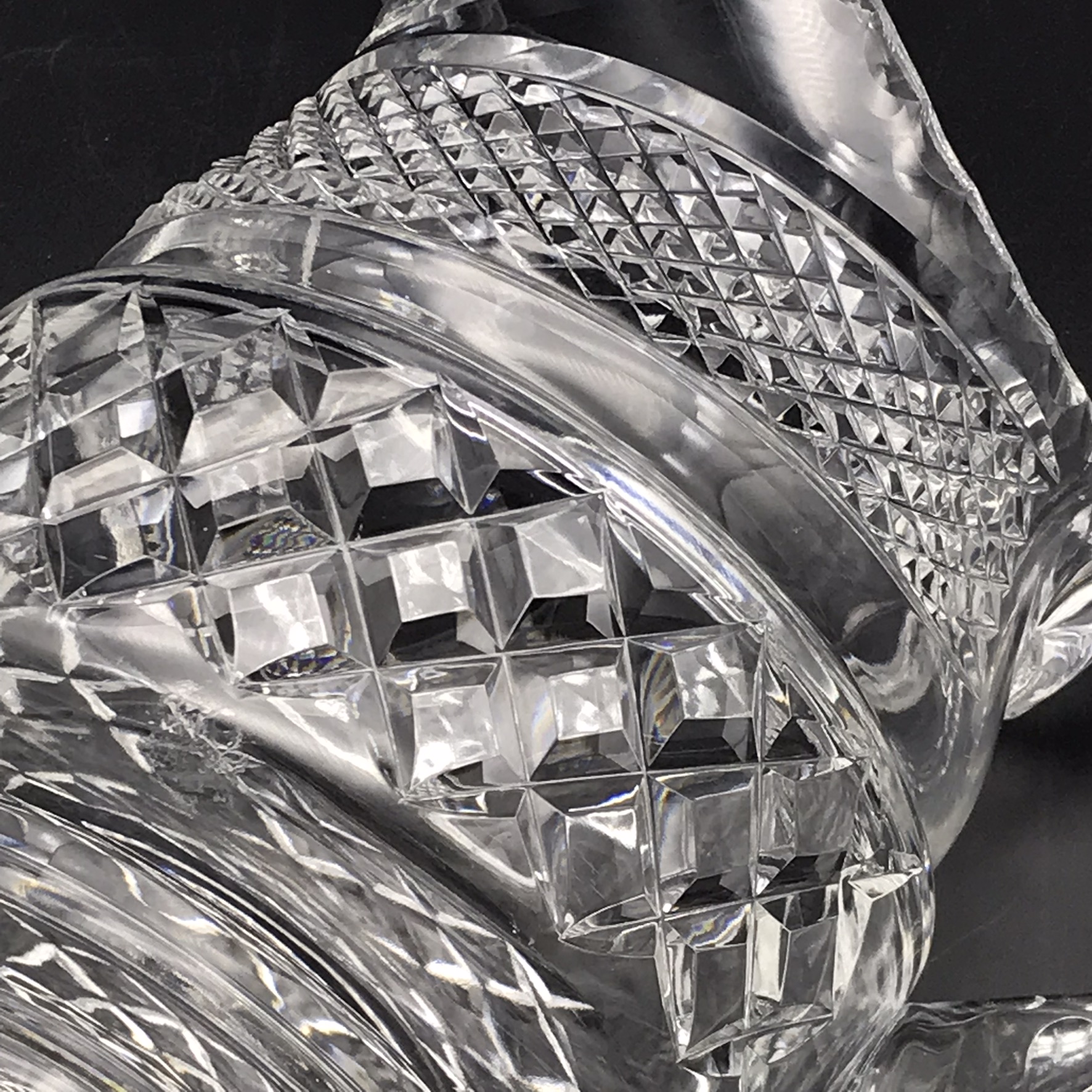 Large Vintage ‘Cut-Crystal’ Water Jug - Image 3