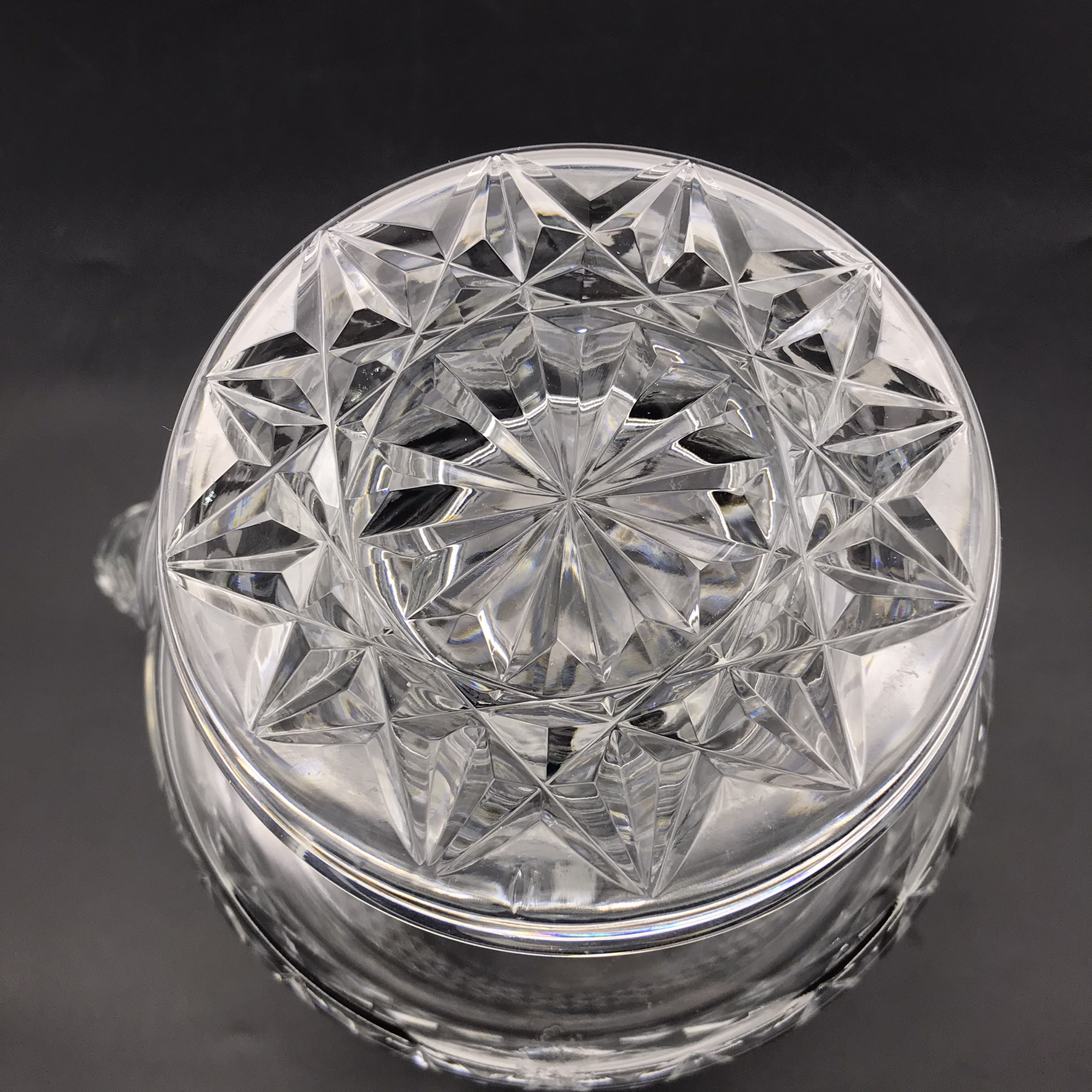 Large Vintage ‘Cut-Crystal’ Water Jug - Image 12