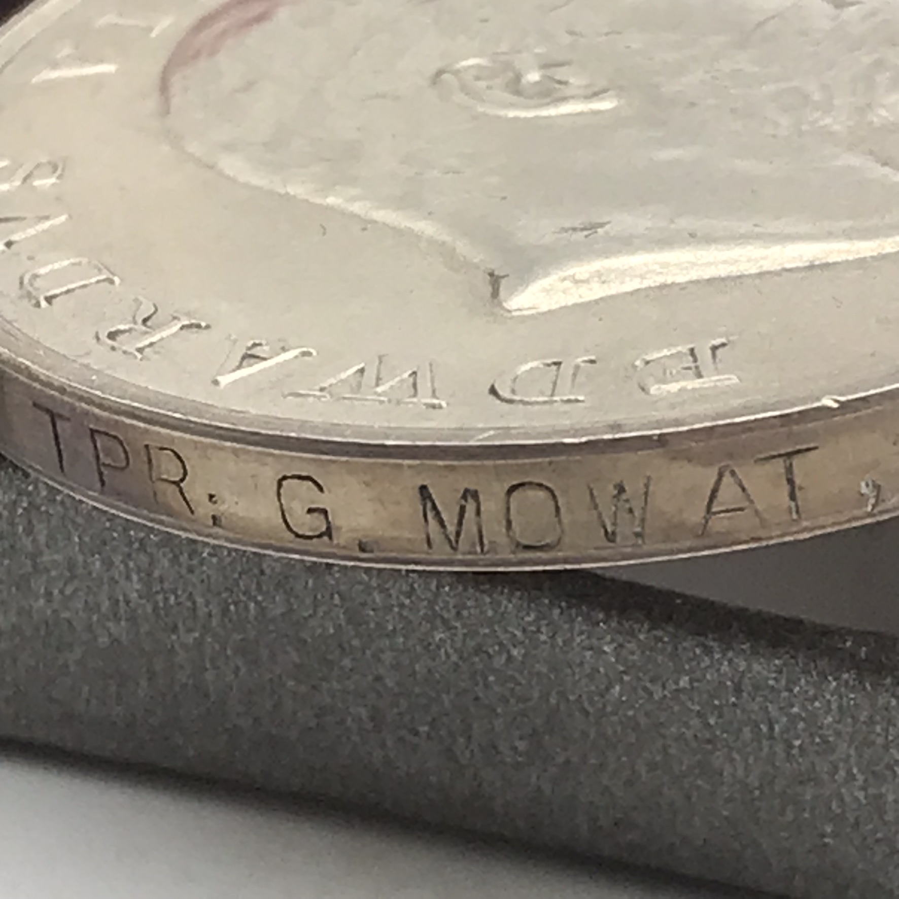 Natal 1906 Rebellion Medal ‘G. Mowat’ (Natal Mounted Rifles) - Image 4