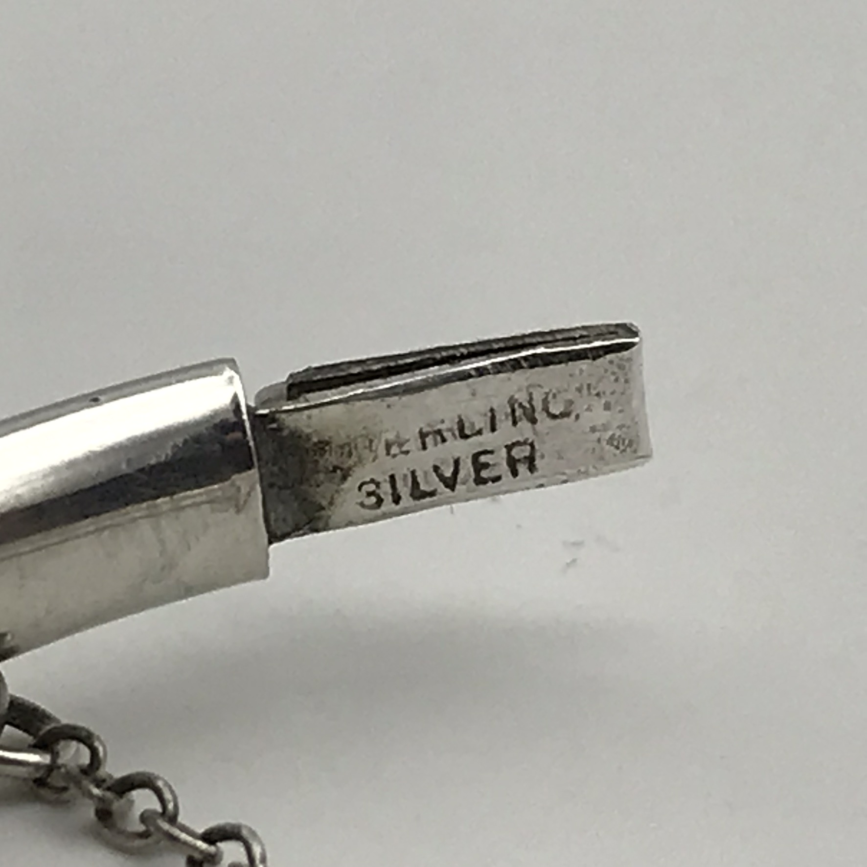 Vintage Sterling Silver ‘Baby/Christening’ Bracelet - Image 6