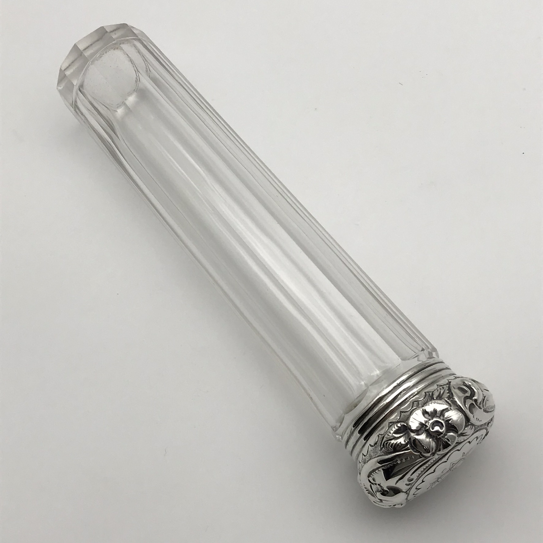 Victorian Silver Topped Hat-Pin Jar (1898) - Image 3