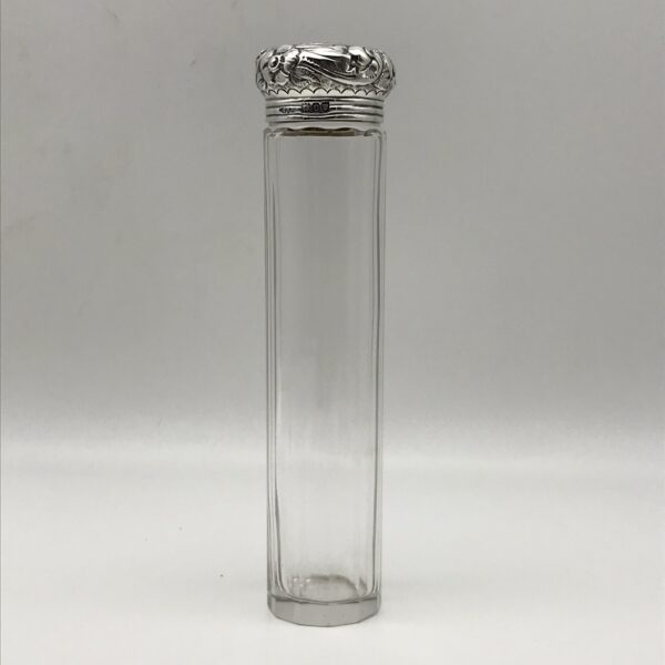 Victorian Silver Topped Hat-Pin Jar (1898)