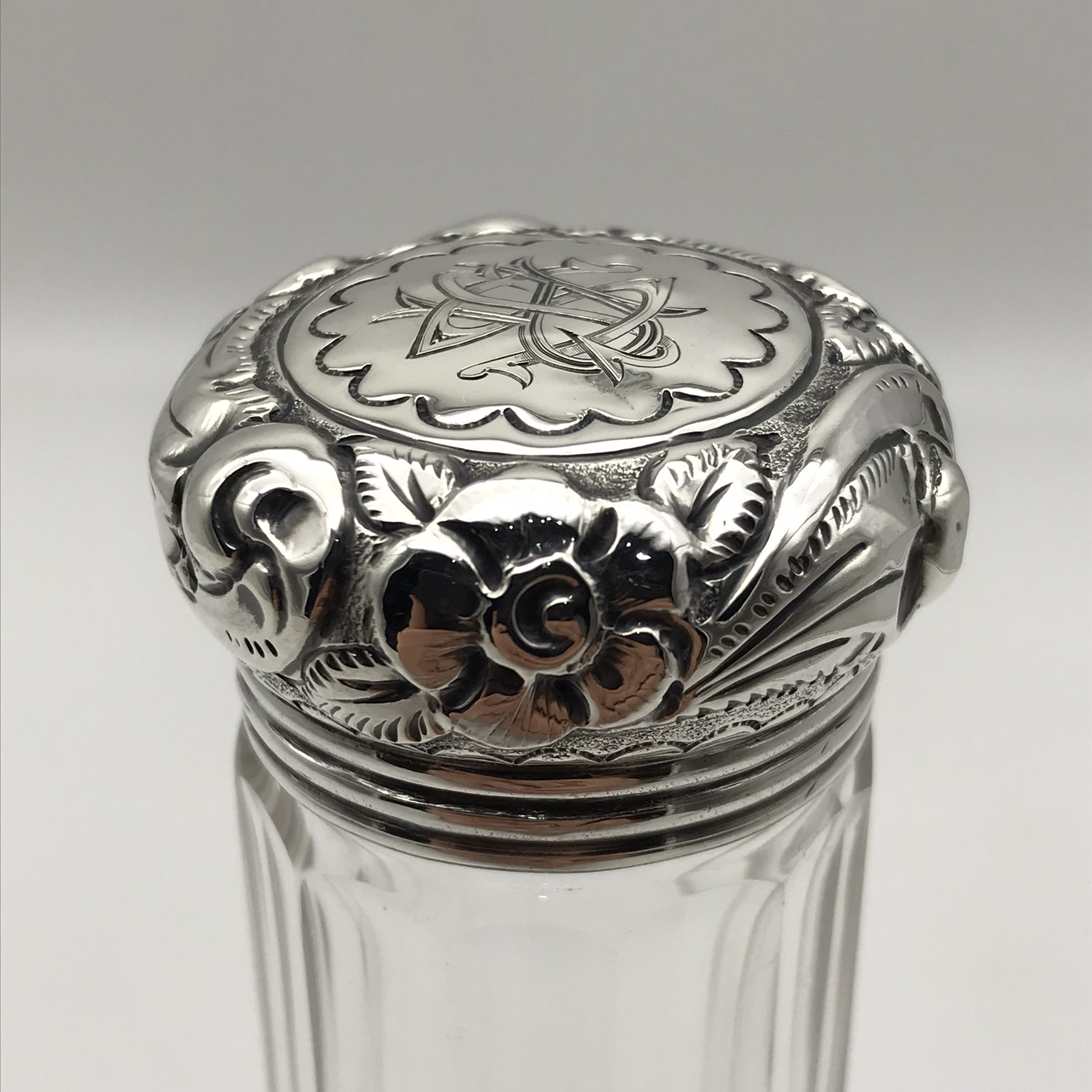 Victorian Silver Topped Hat-Pin Jar (1898) - Image 2