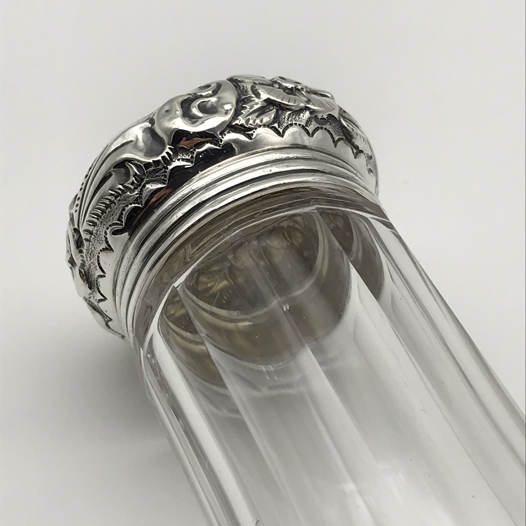 Victorian Silver Topped Hat-Pin Jar (1898) - Image 4