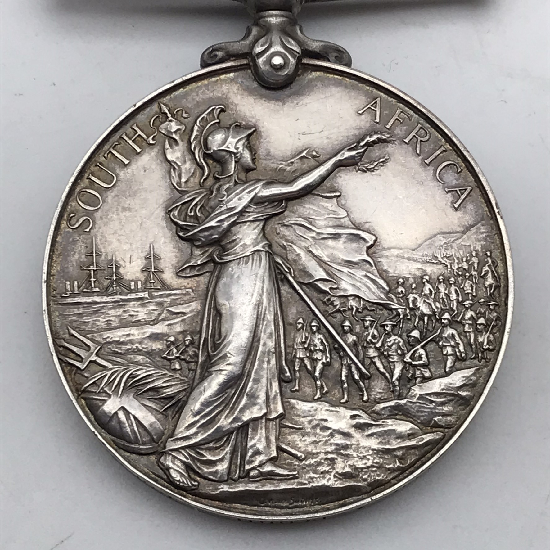 Boer War – Q.S.A. Medal (Def. of. Ladysmith) ‘A. Peddie – Border M. Rifles’ - Image 8