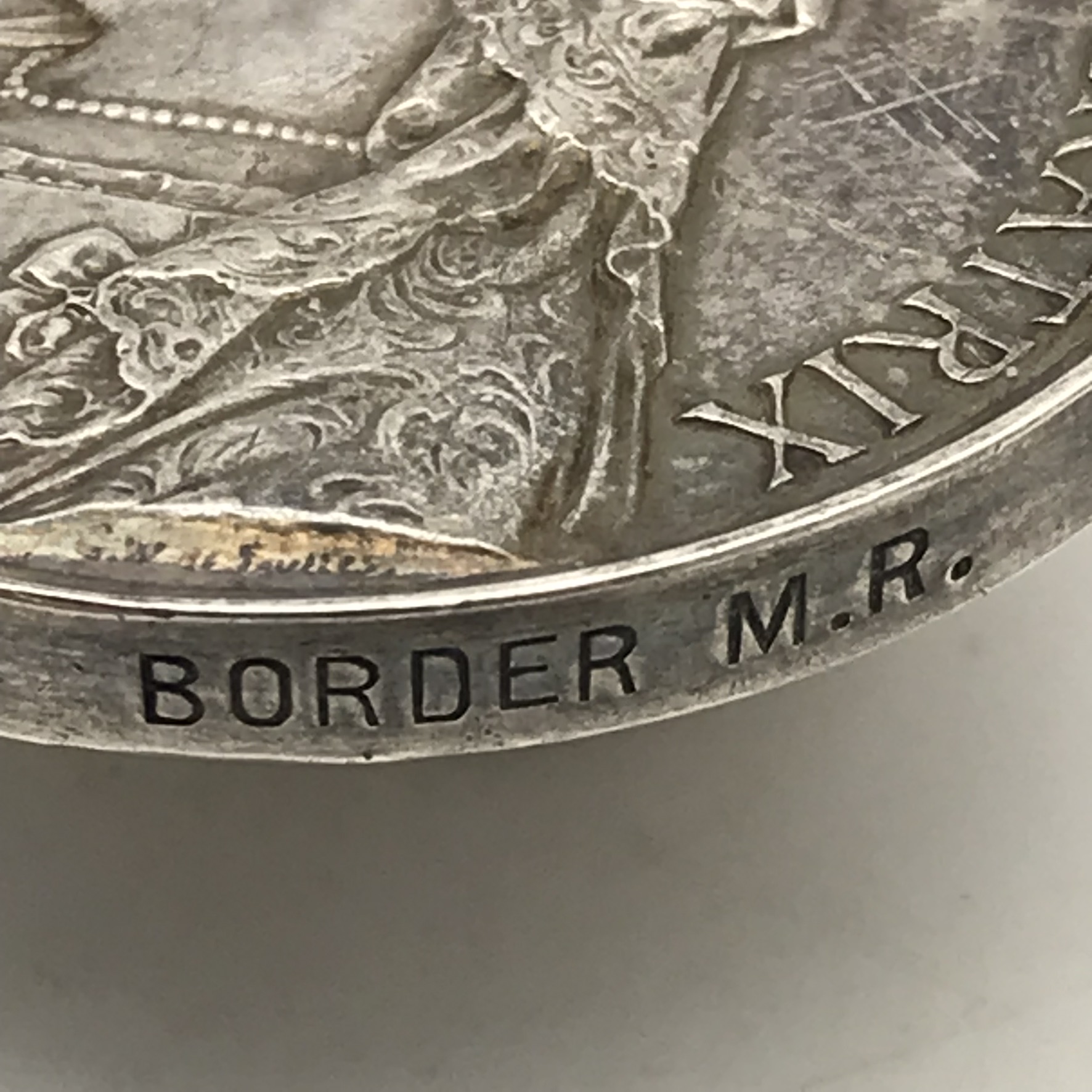 Boer War – Q.S.A. Medal (Def. of. Ladysmith) ‘A. Peddie – Border M. Rifles’ - Image 6