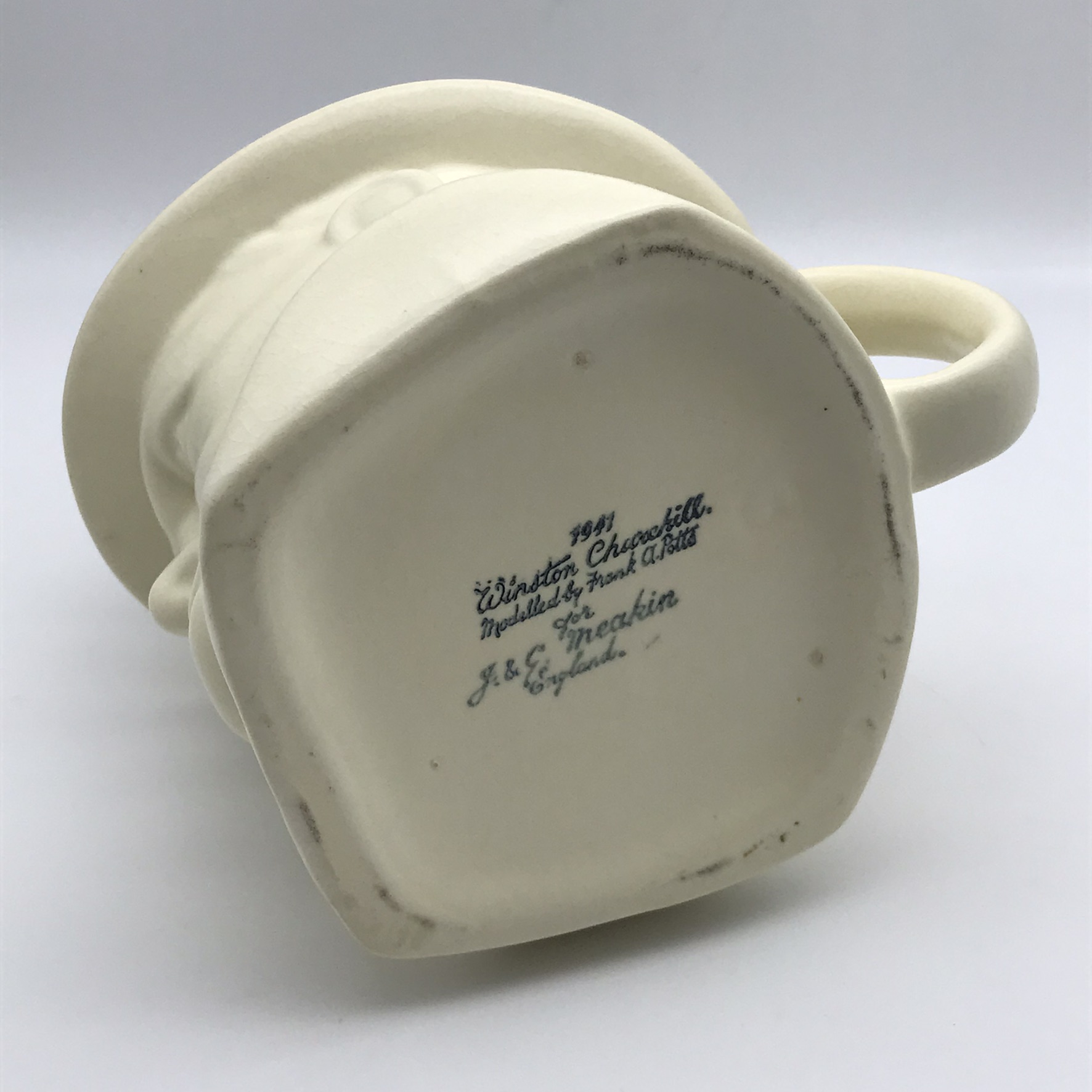 Large Early ‘Winston Churchill’ Character Jug (J & G Meakin) - Image 9