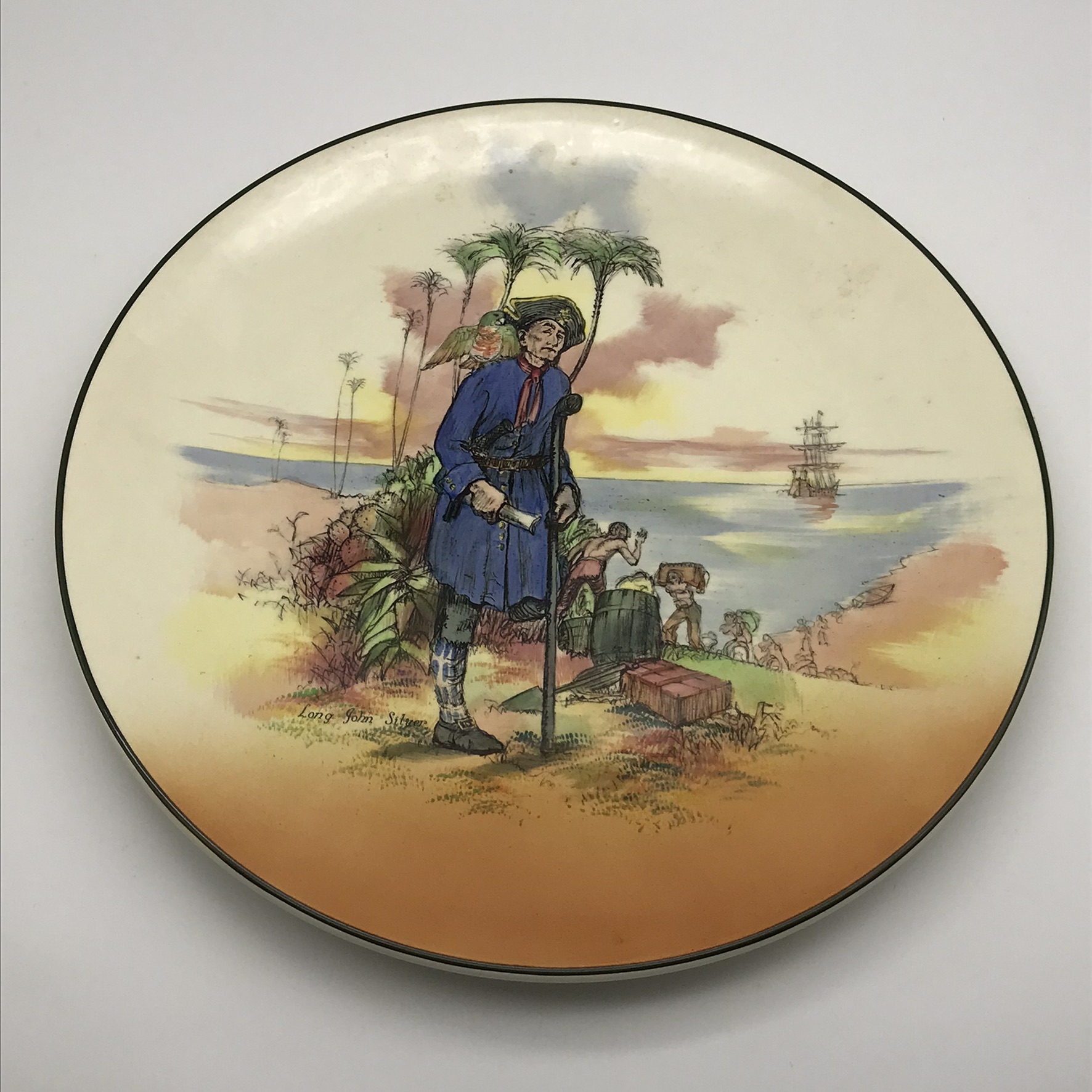 Large Royal Doulton ‘Treasure Island’ Chop Dish/Charger