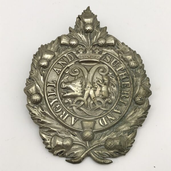 British – ‘Argyll & Sutherland Highlanders’ Cap Badge (Un-voided)