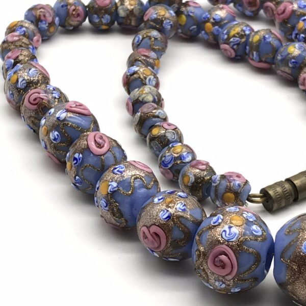 Antique Venetian Glass Beaded Necklace