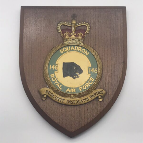 Rare British ‘146 Squadron’ Royal Air Force Plaque (1941-1945)
